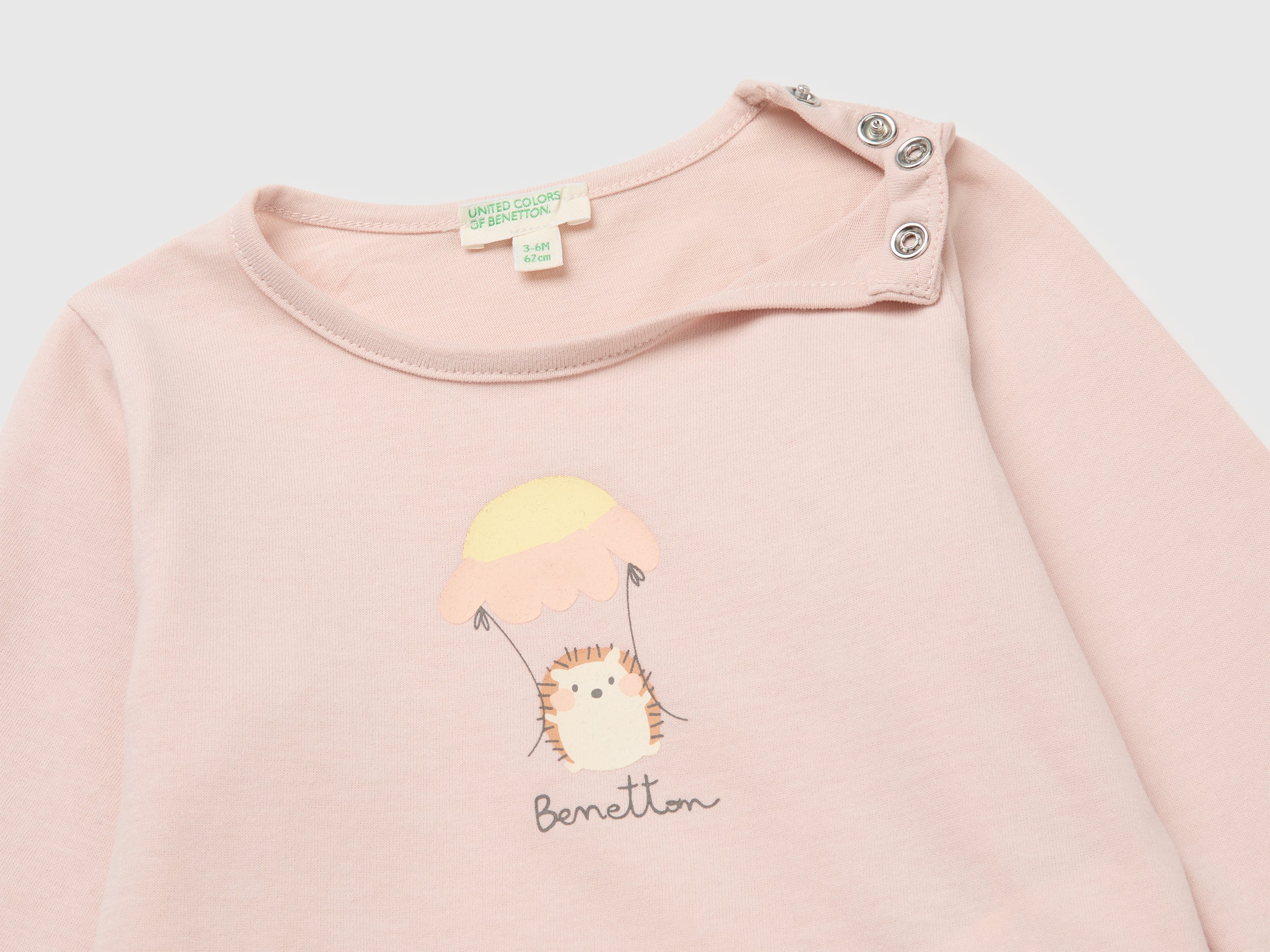 United Colors of Benetton Organic T-shirt maglietta cotone bio neonato