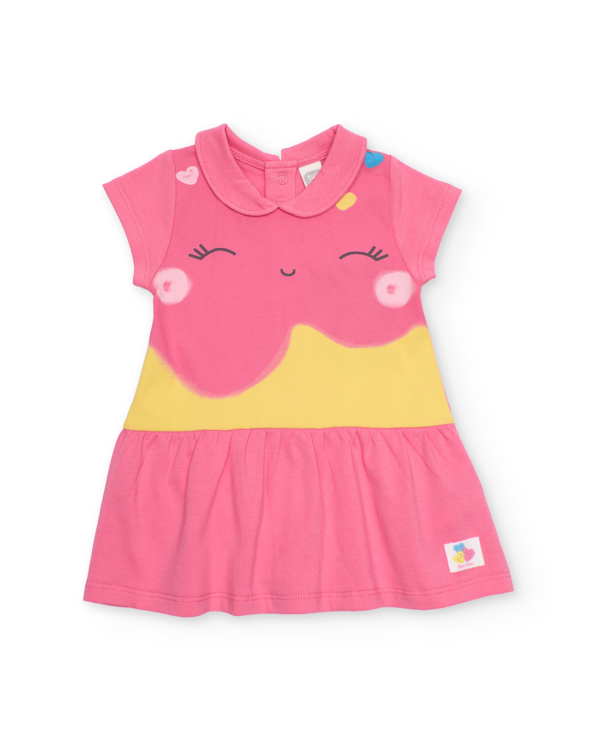TucTuc Vestiti abitino neonata maglia gonna rosa