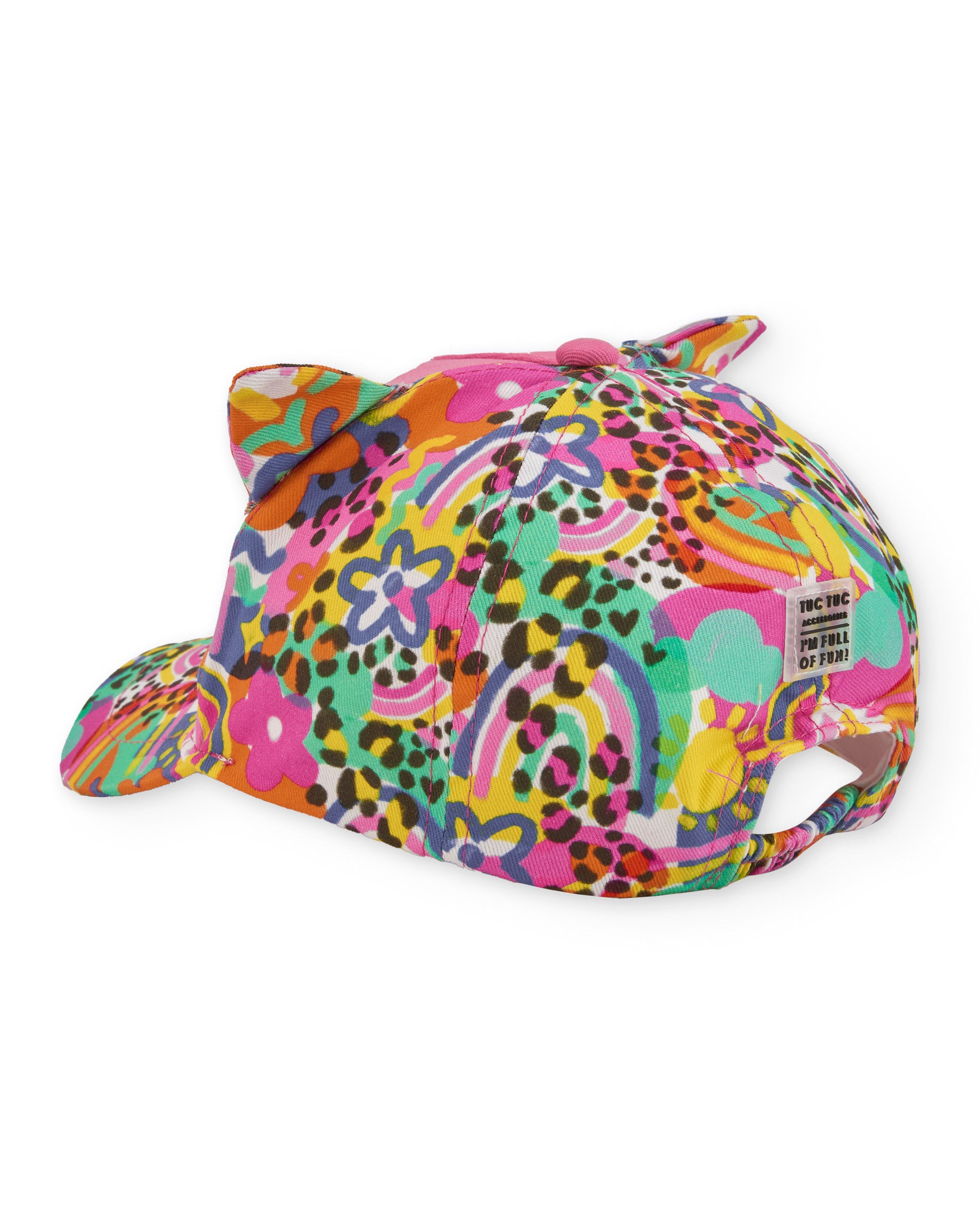 TucTuc Accessori Cappellino Bambina Rosa Orecchiette