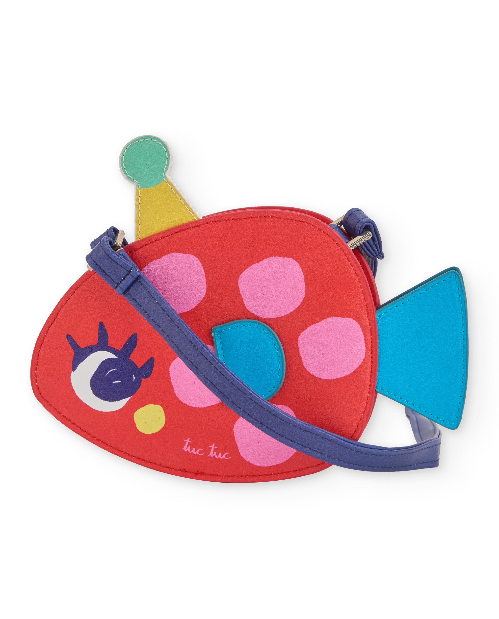 Tuc Tuc Accessori Borsa Bimba Rossa Pesce Tessuto