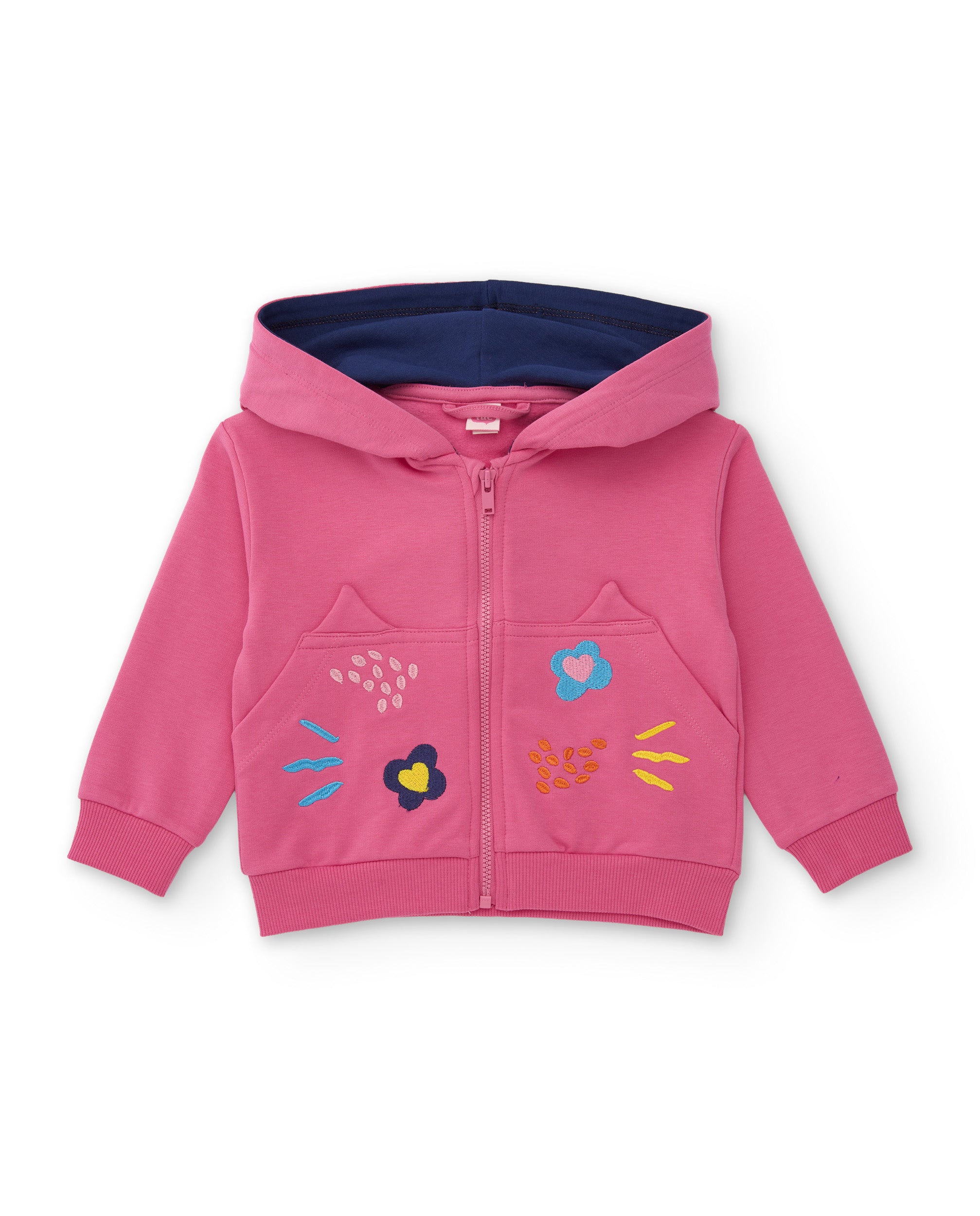 TucTuc Completi Completo bambina felpa floreale rosa 4 anni