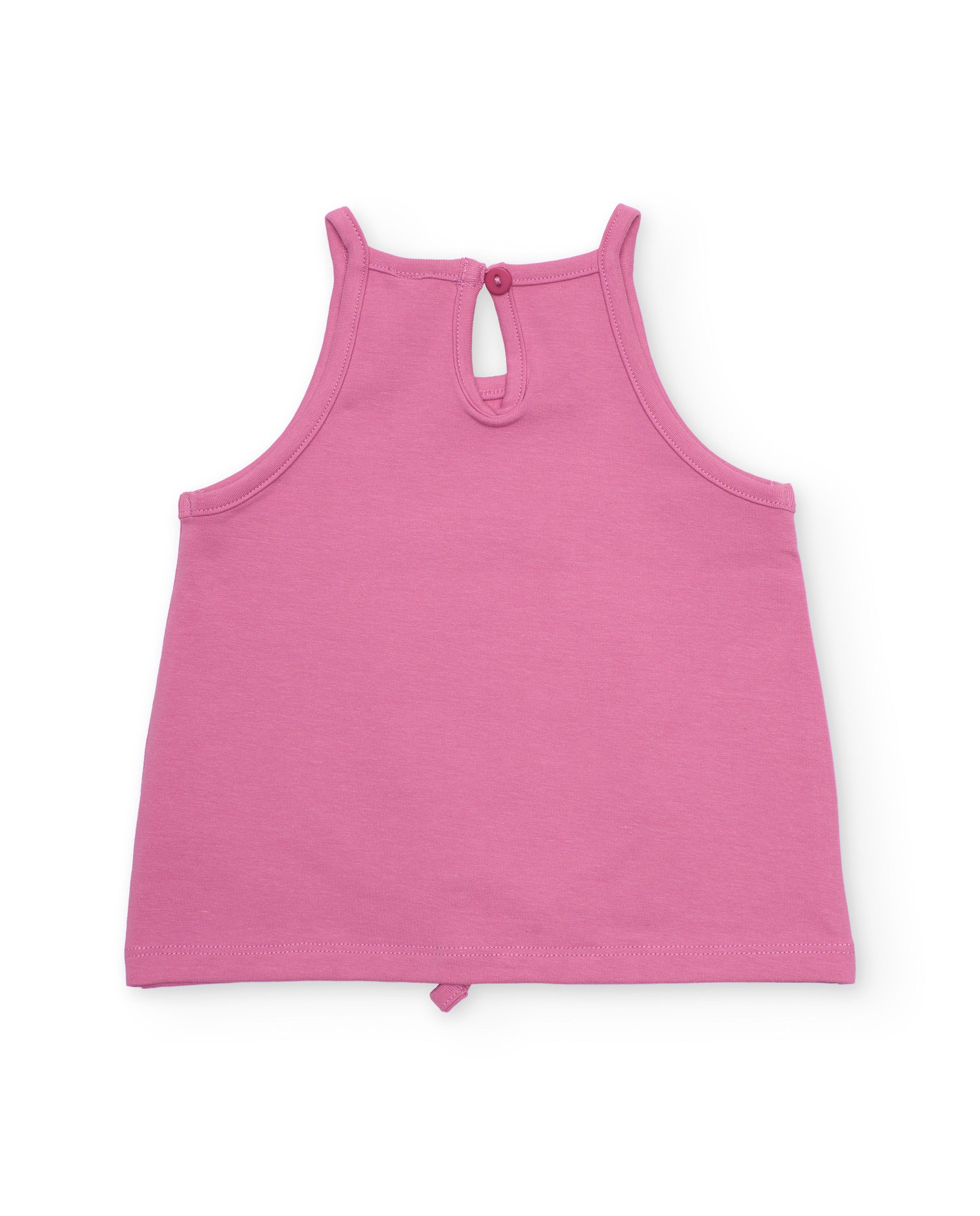 TucTuc Completi Set Bambina Canotta Rosa Gonna Righe