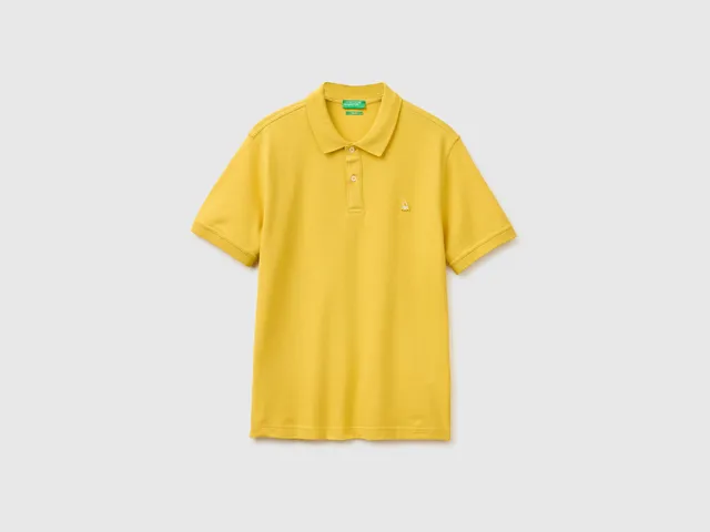 United Colors of Benetton Slim Polo Cotone Organico
