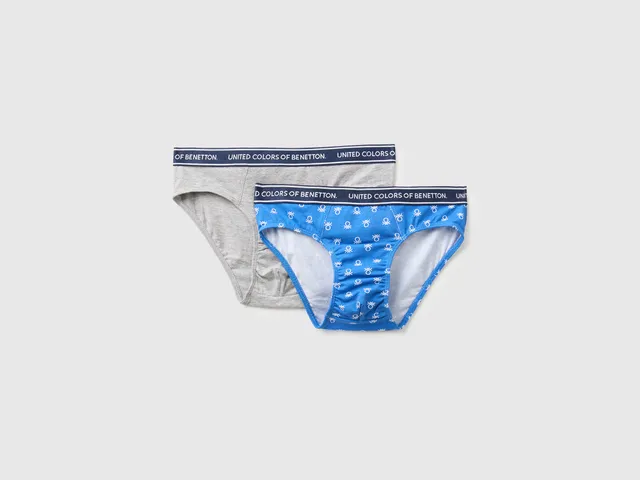 United Colors of Benetton Underwear slip cotone 2 pezzi taglia 7-8