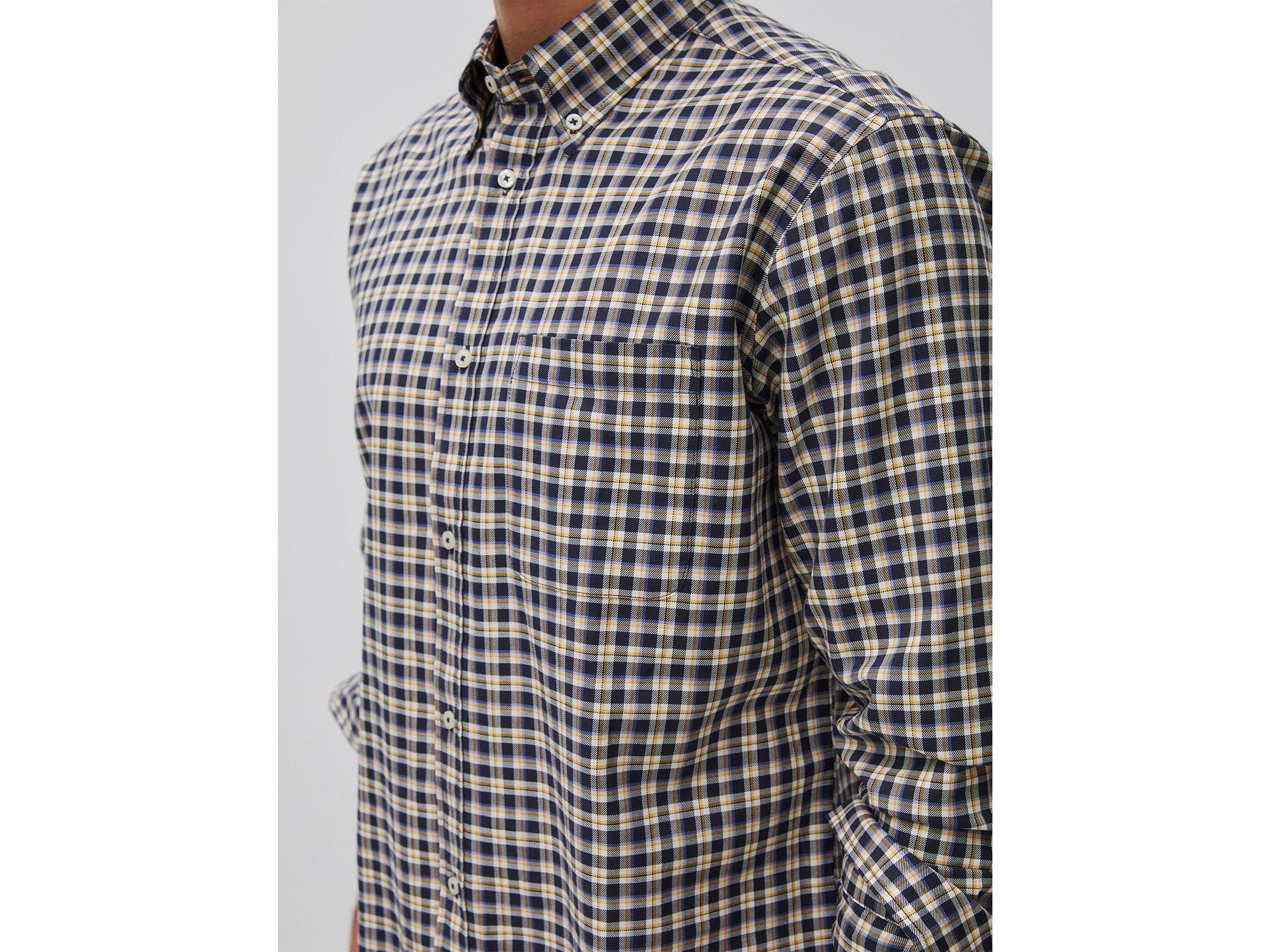 United Colors of Benetton camicia flanella cotone organico S