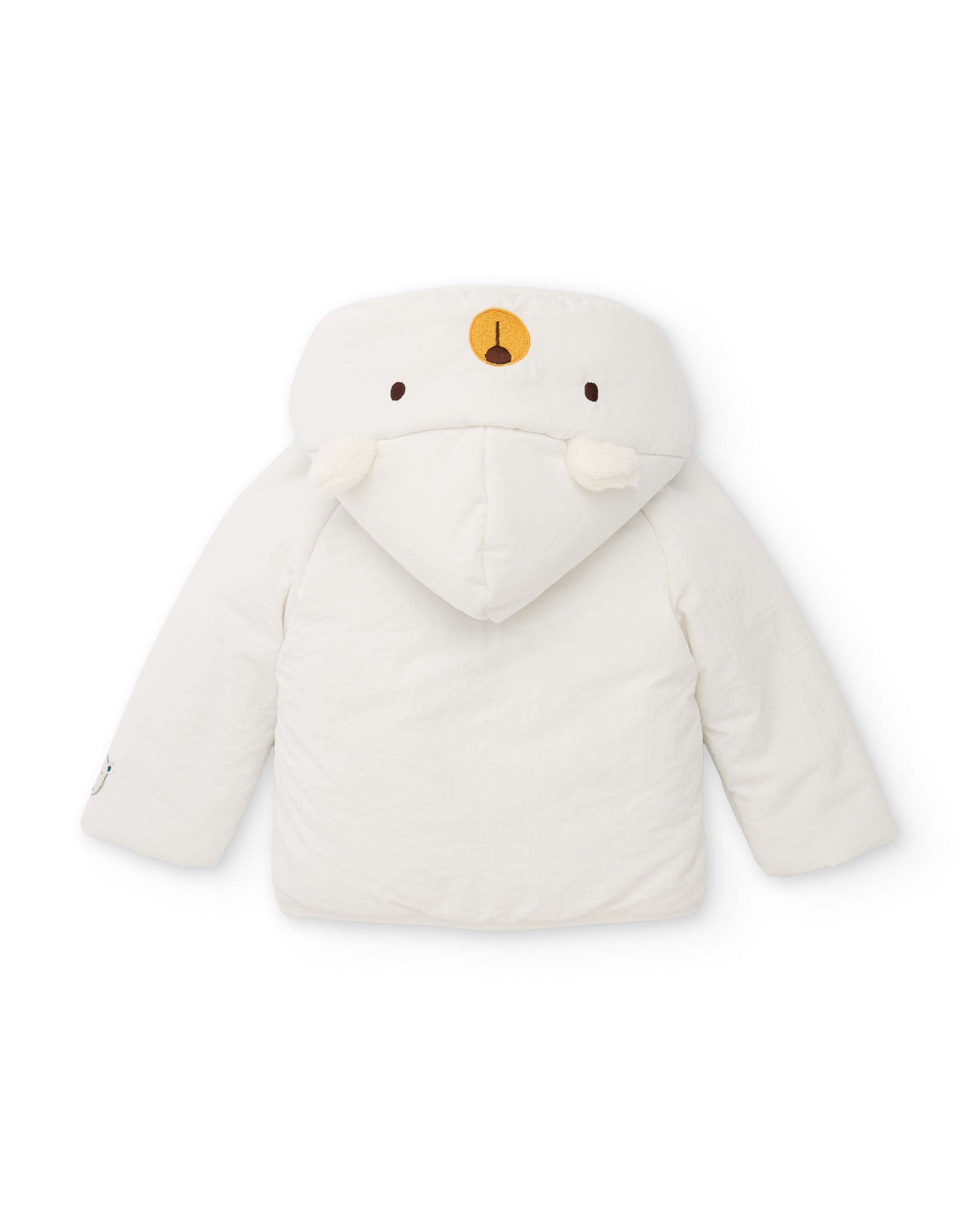 TucTuc Cappotti cappotto neonata bianco cappuccio orso