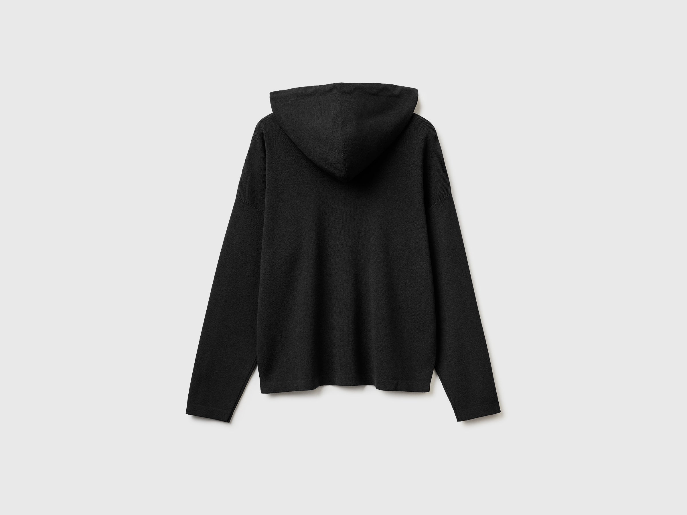United Colors of Benetton Maglione Cappuccio Oversize Viscosa M