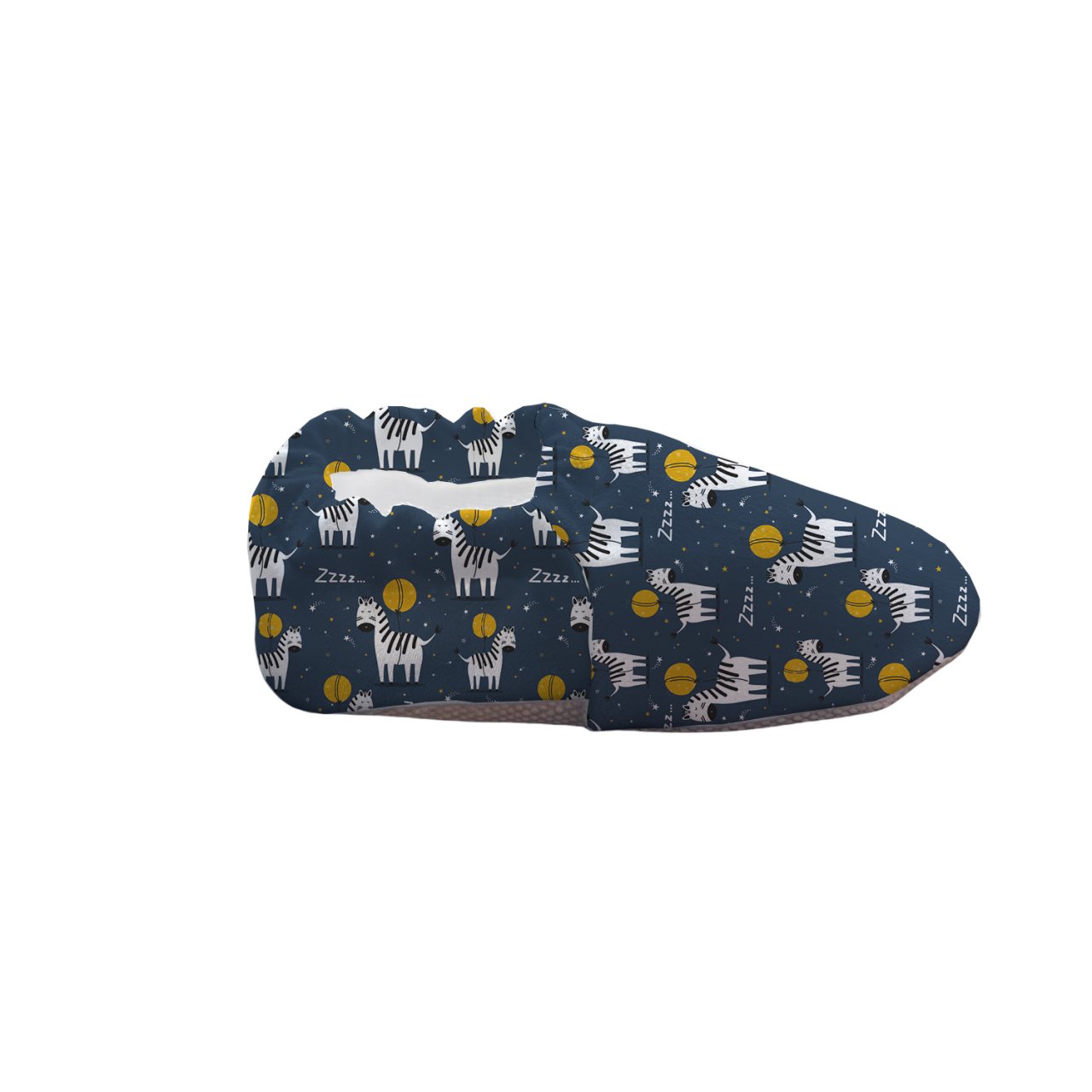 Kocarcia Kokopatik Zebra scarpine cotone senza imbottitura