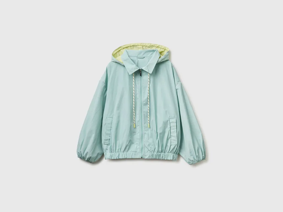 United Colors of Benetton Giacca antivento cappuccio leggera