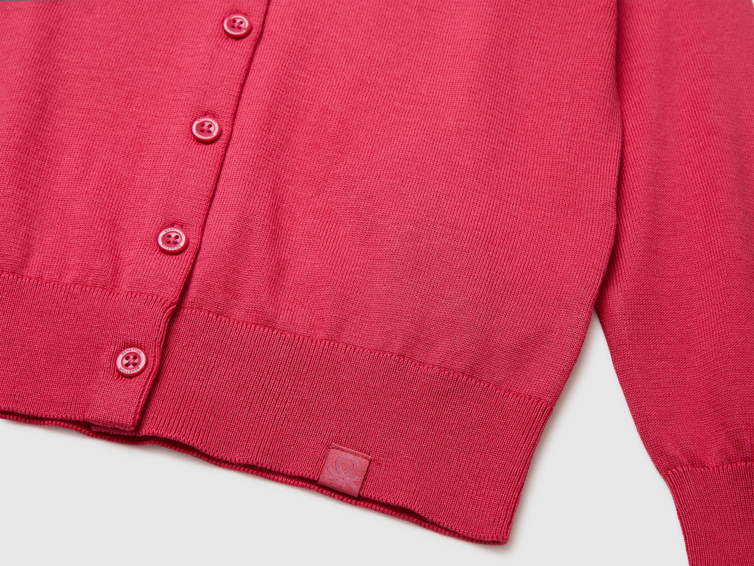 United Colors of Benetton 19DKC500Z Cardigan bimba cotone modal