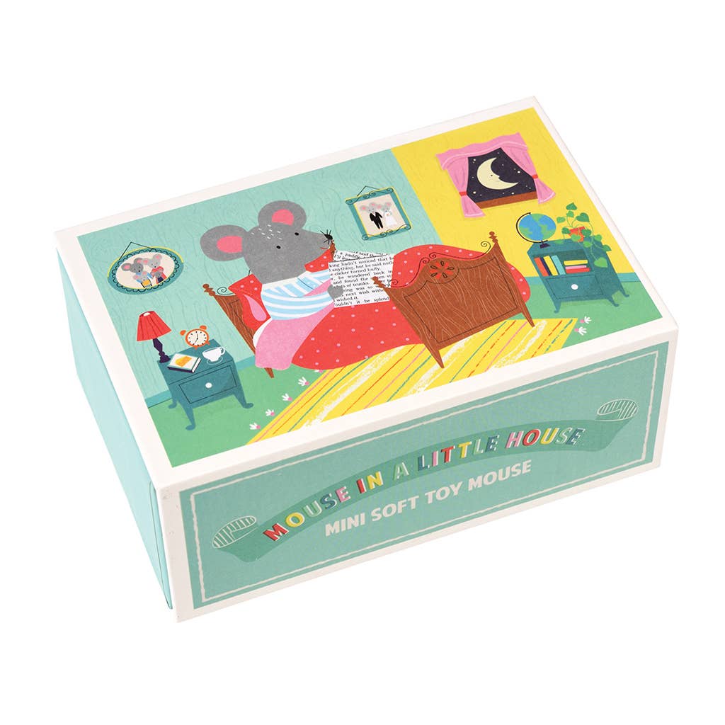 Rex London Mini Peluche Topo scatola copertina 11,5 cm