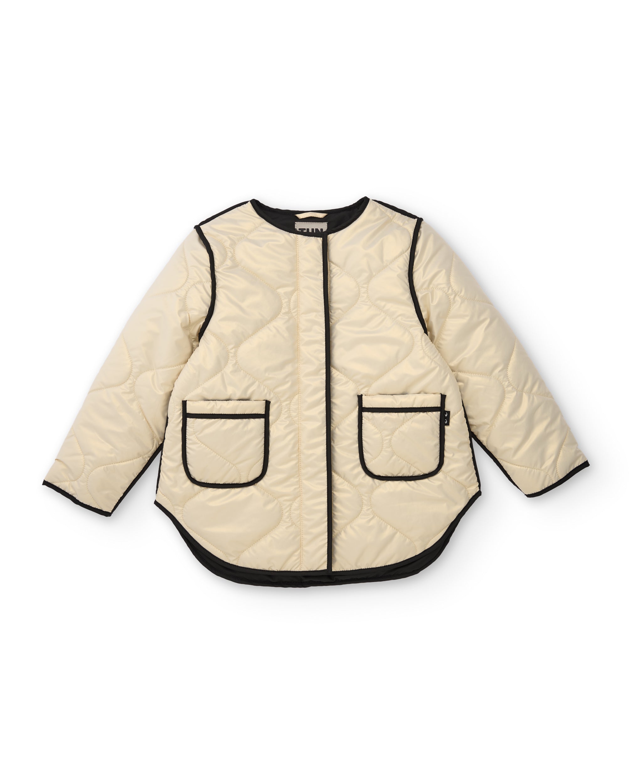 TucTuc Cappotti piumino bambina crema trapuntato