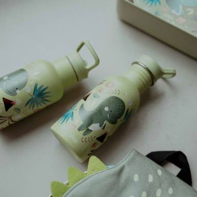 Kocarcia Sassi Borraccia Acciaio 500 ml Cracky Dinosauro