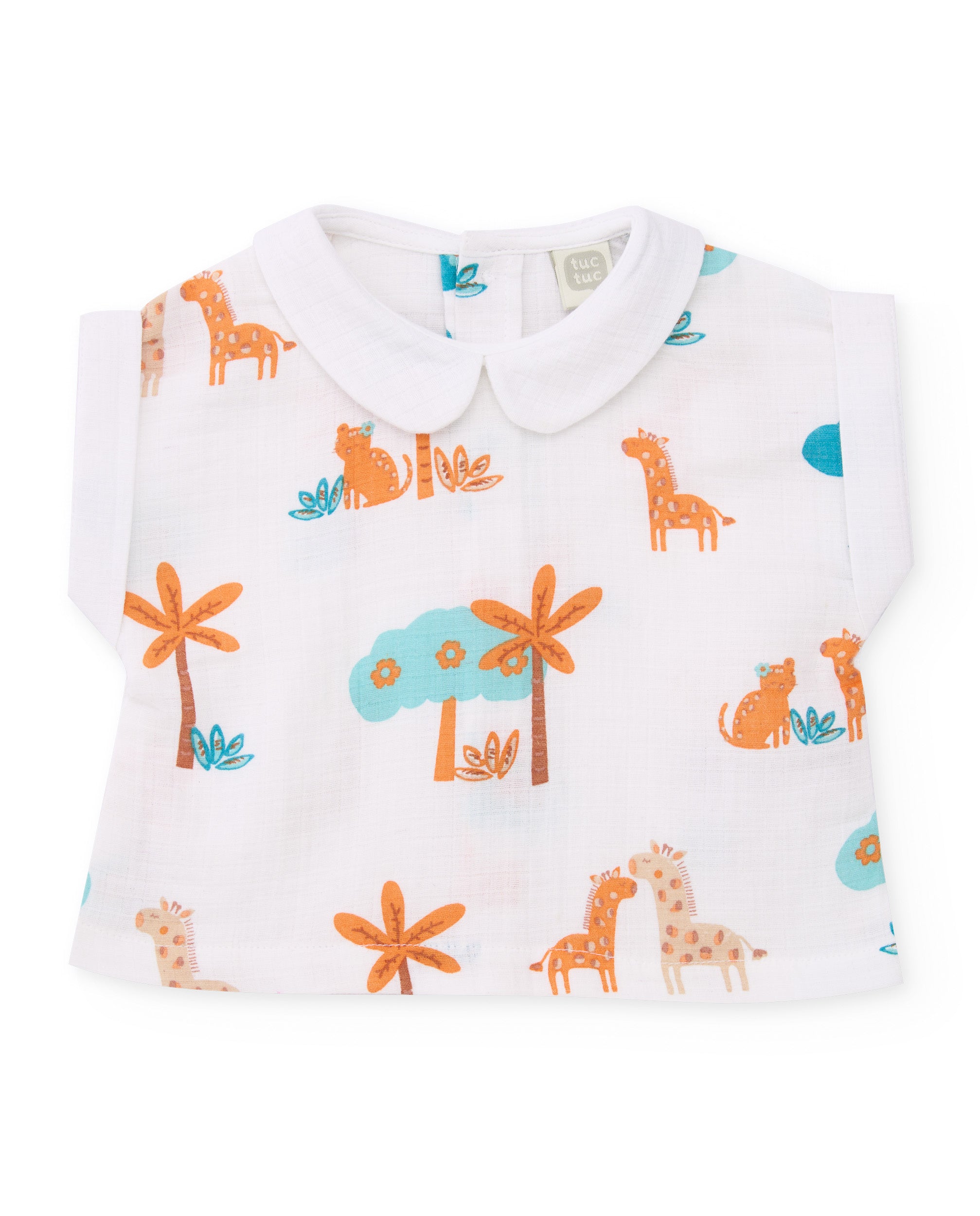 TucTuc Completi set giraffe bimba arancione 0-1 mesi