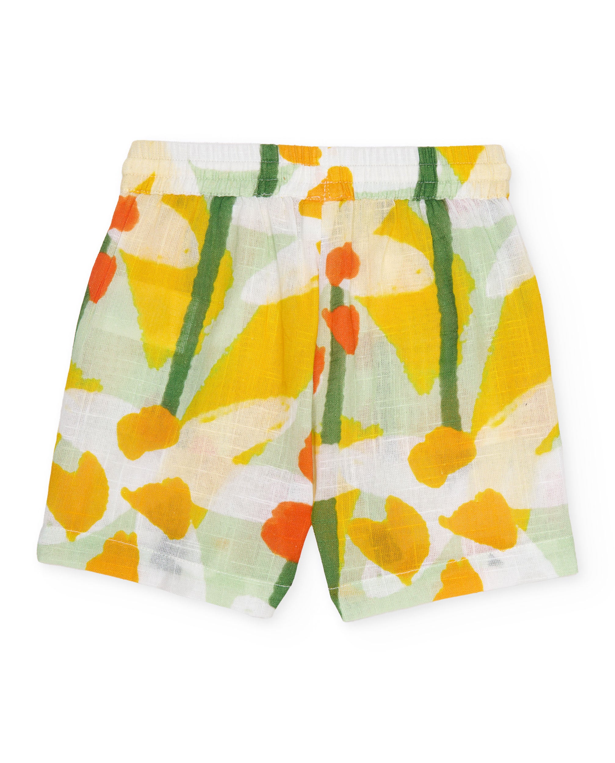 TucTuc Bermuda pantaloncini bambino verdi leggeri stampa taglia bimbo