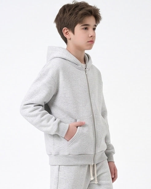 Sottosopra felpa anb2511 zip cappuccio nera 12 anni