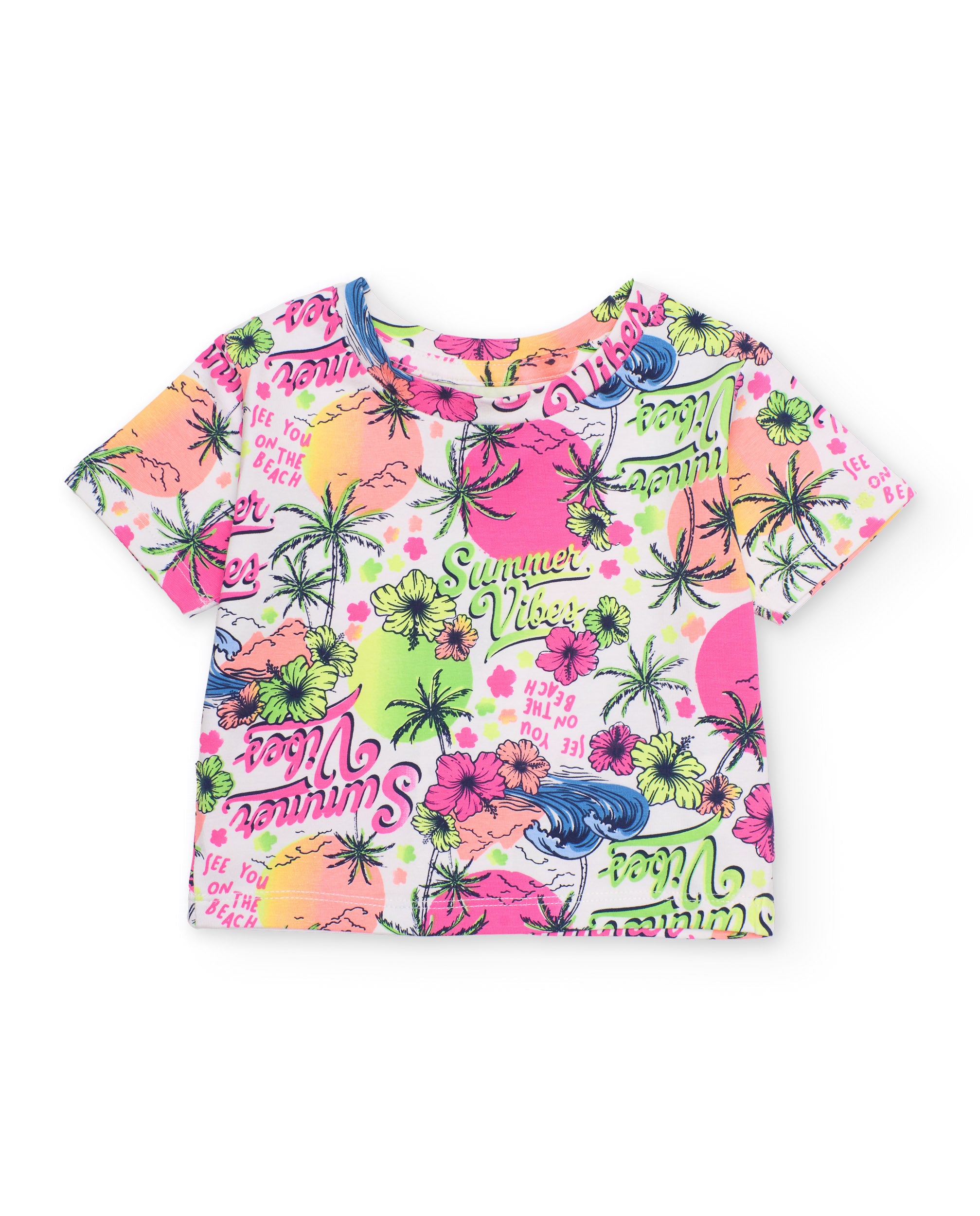 TucTuc Magliette T-Shirt Bimba Rosa Stampa Estate