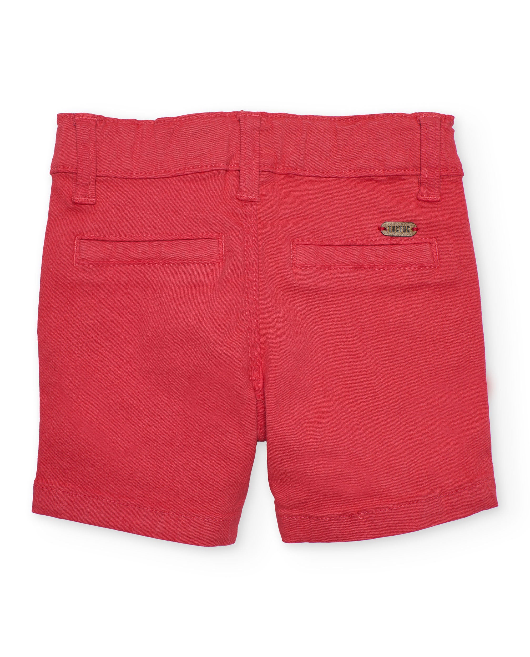 TucTuc Bermuda pantaloncini bambino rossi tasche taglia neonato