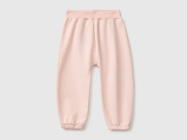 United Colors of Benetton Pantaloni Tuta Neonato 68 Cotone Bio