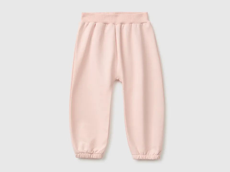 United Colors of Benetton Pantaloni Tuta Neonato 68 Cotone Bio