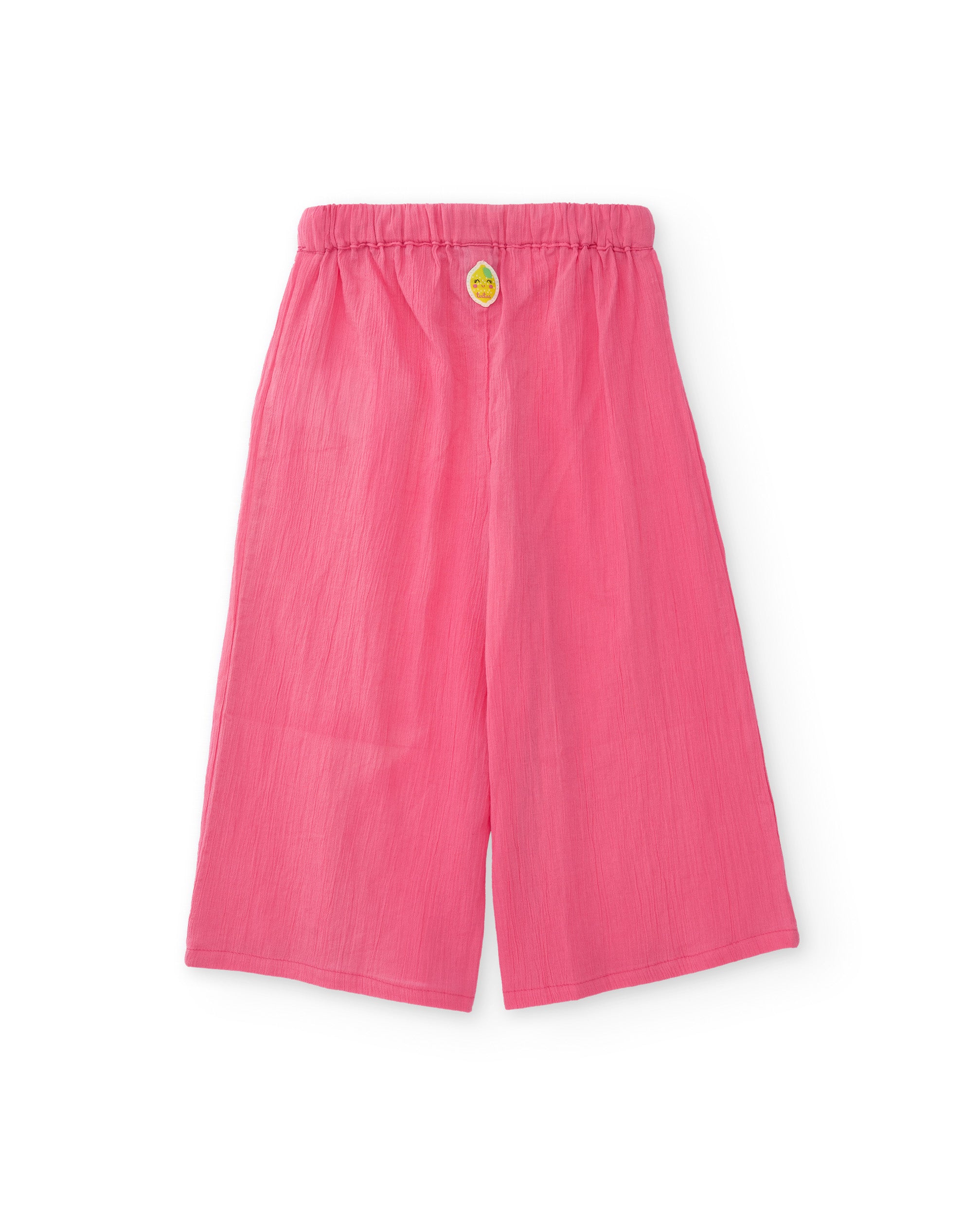 TucTuc Pantaloni Bambina Rosa Vita Elasticizzata Leggeri