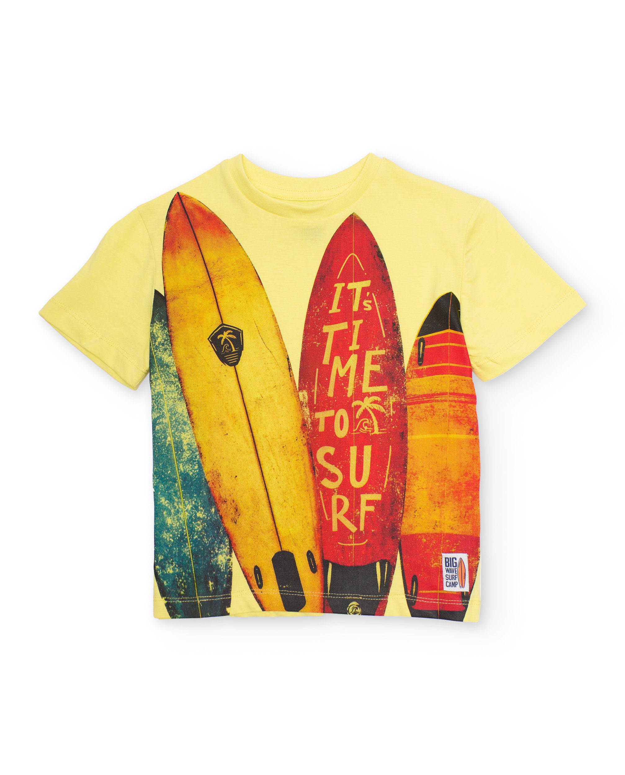 Tuc Tuc Magliette T-Shirt Bimbo Gialla Surf Cotone