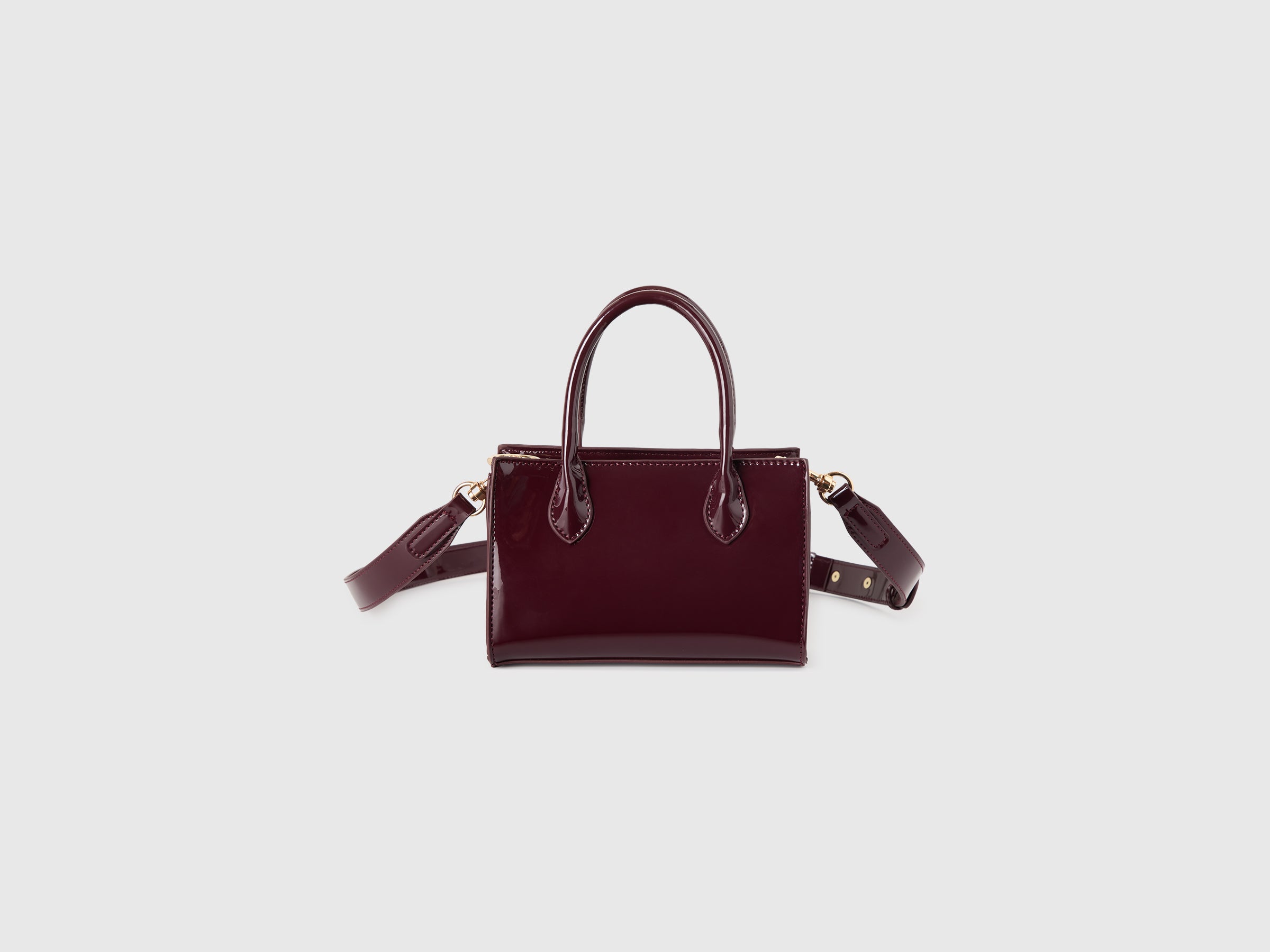 United Colors of Benetton Mini Bag Vernice Tracolla Staccabile