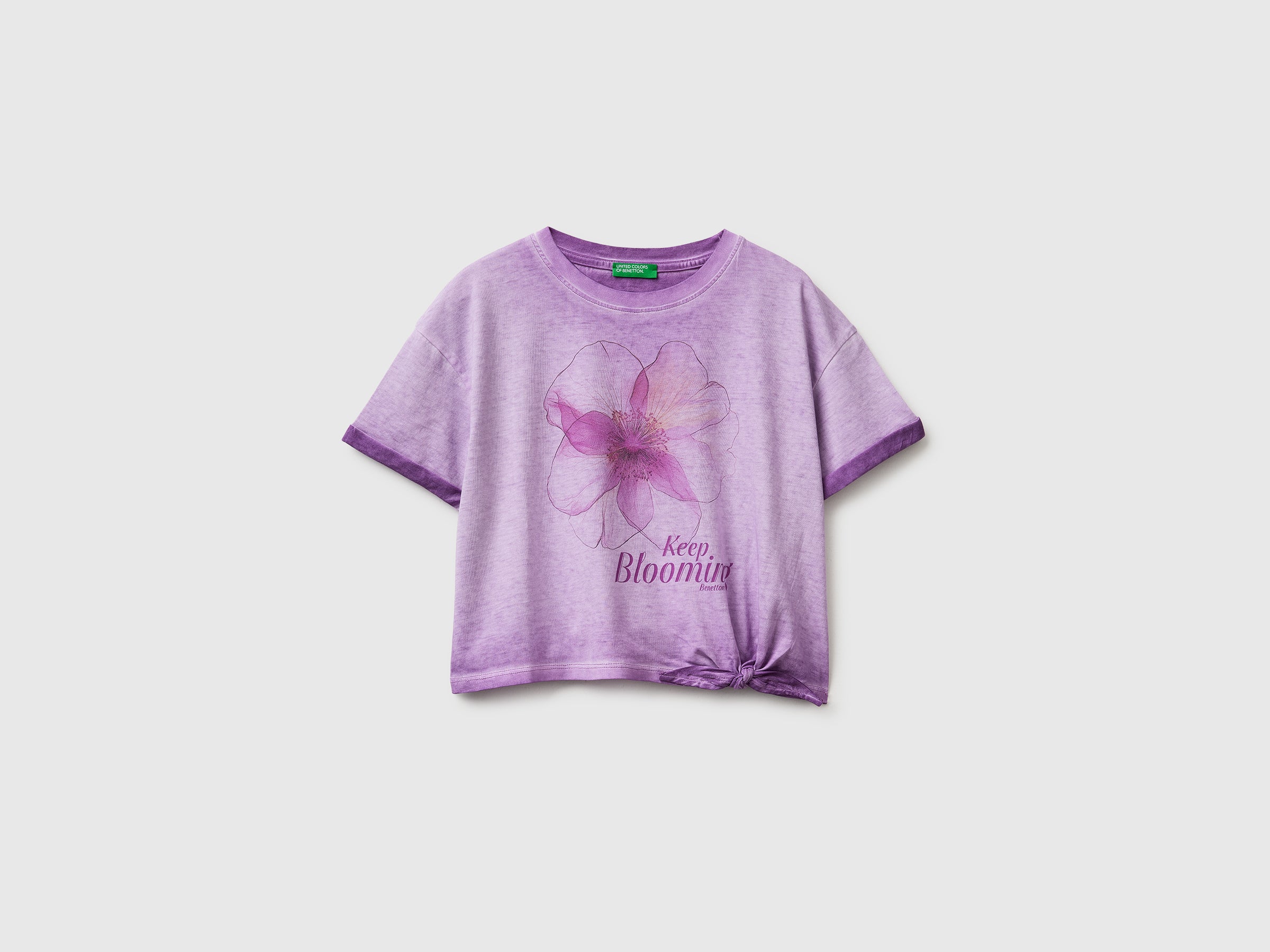 United Colors of Benetton 3085C10T3 maglietta t-shirt L cotone nodo