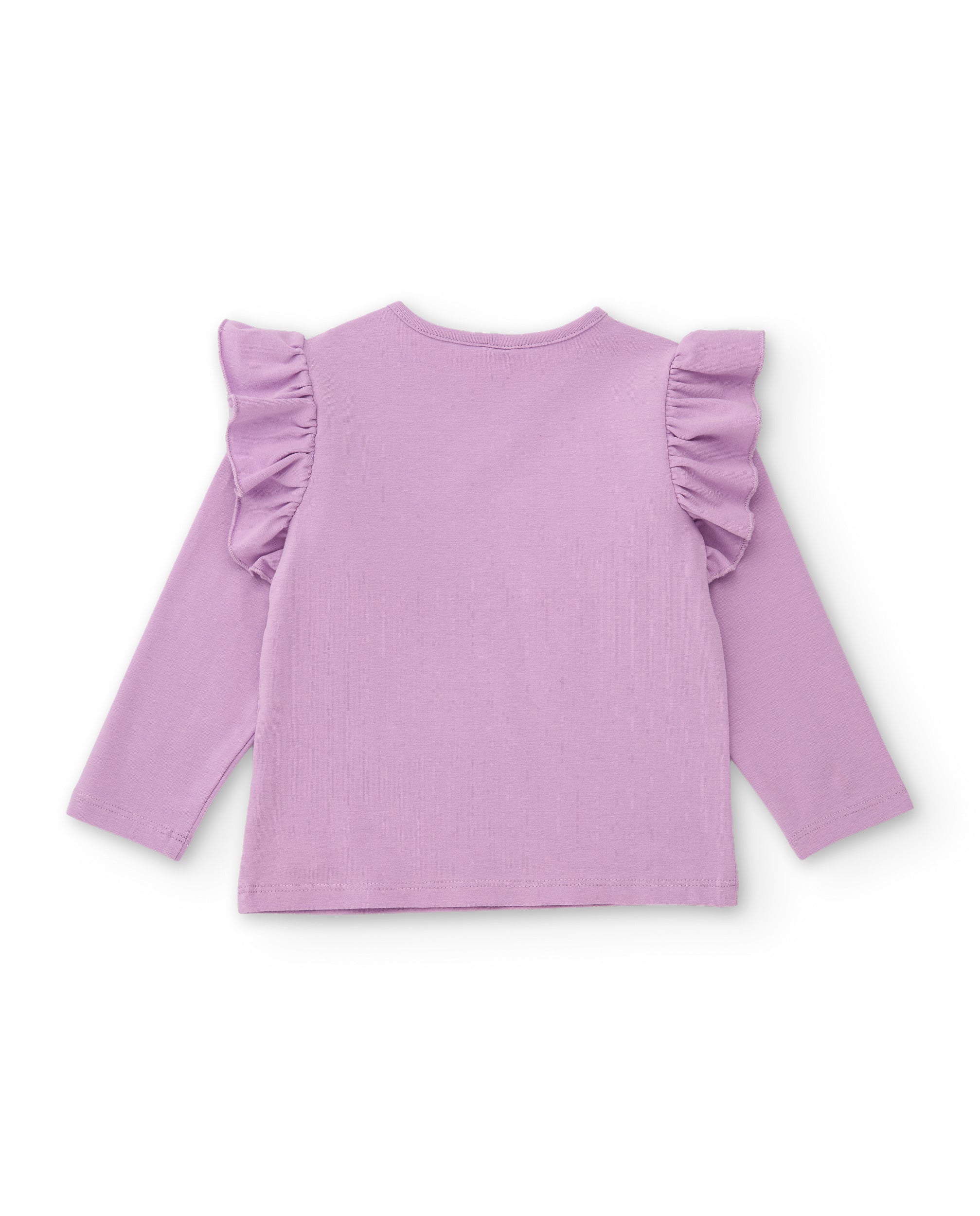 TucTuc Magliette maglia lilla bambina farfalle volant