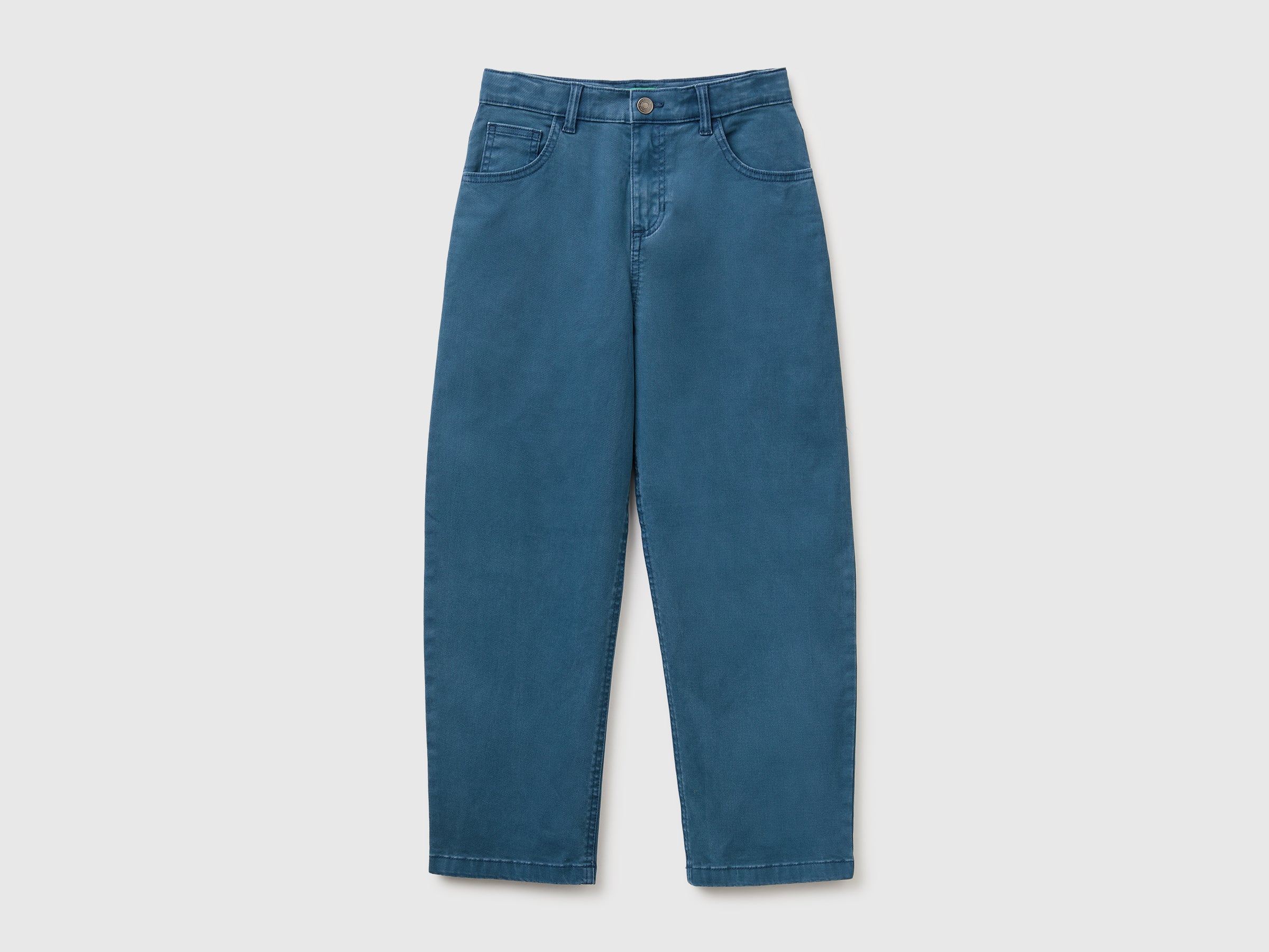 Benetton Trousers Pantalone 5 tasche cotone vita elastica