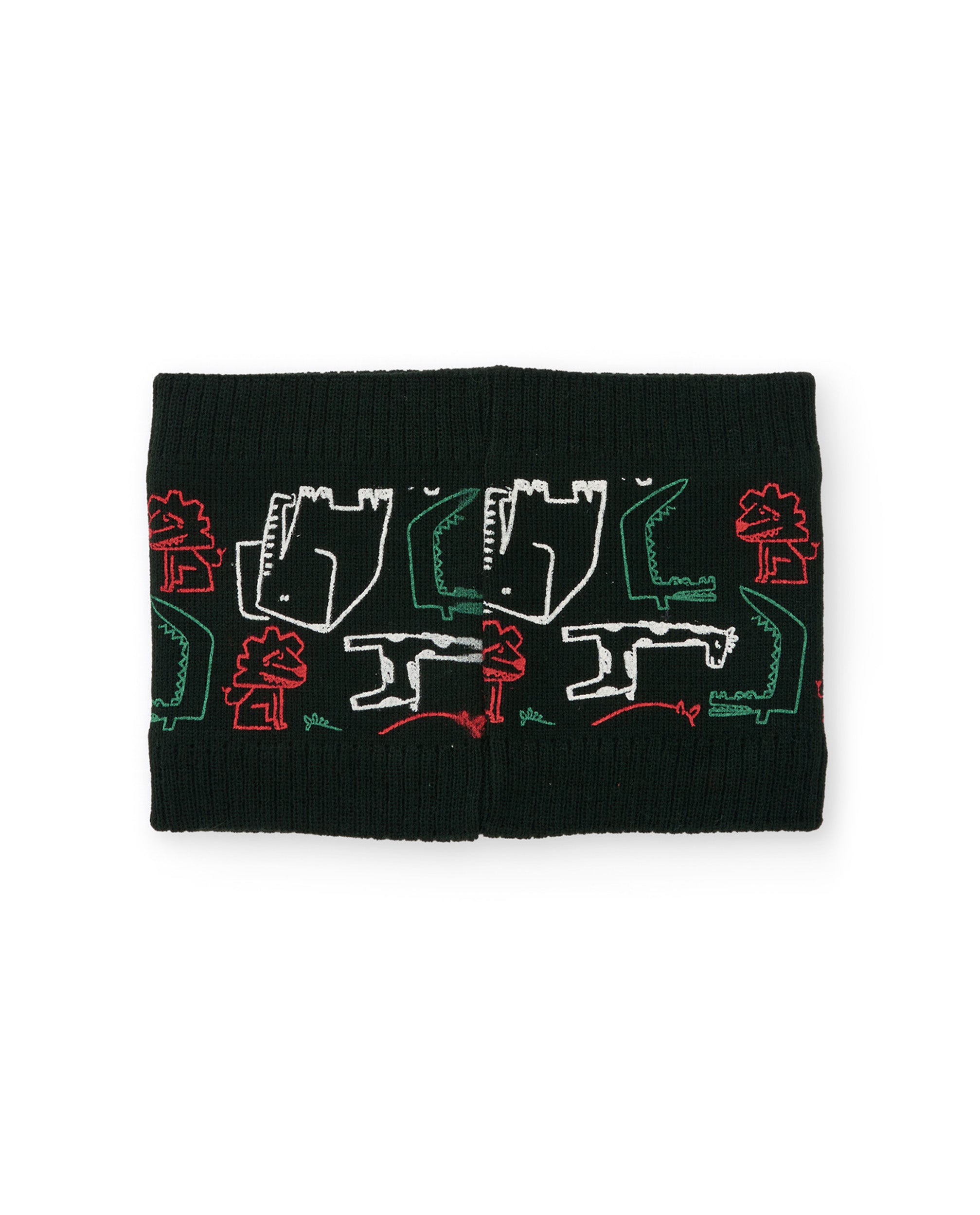 TucTuc Accessori Scaldacollo bambino savana verde caldo