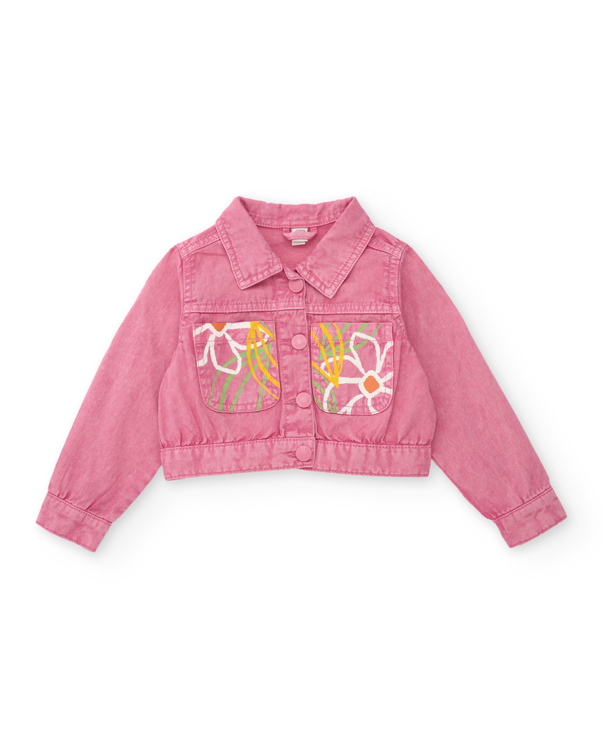 TucTuc Giacche Denim Morbido Rosa Bambina