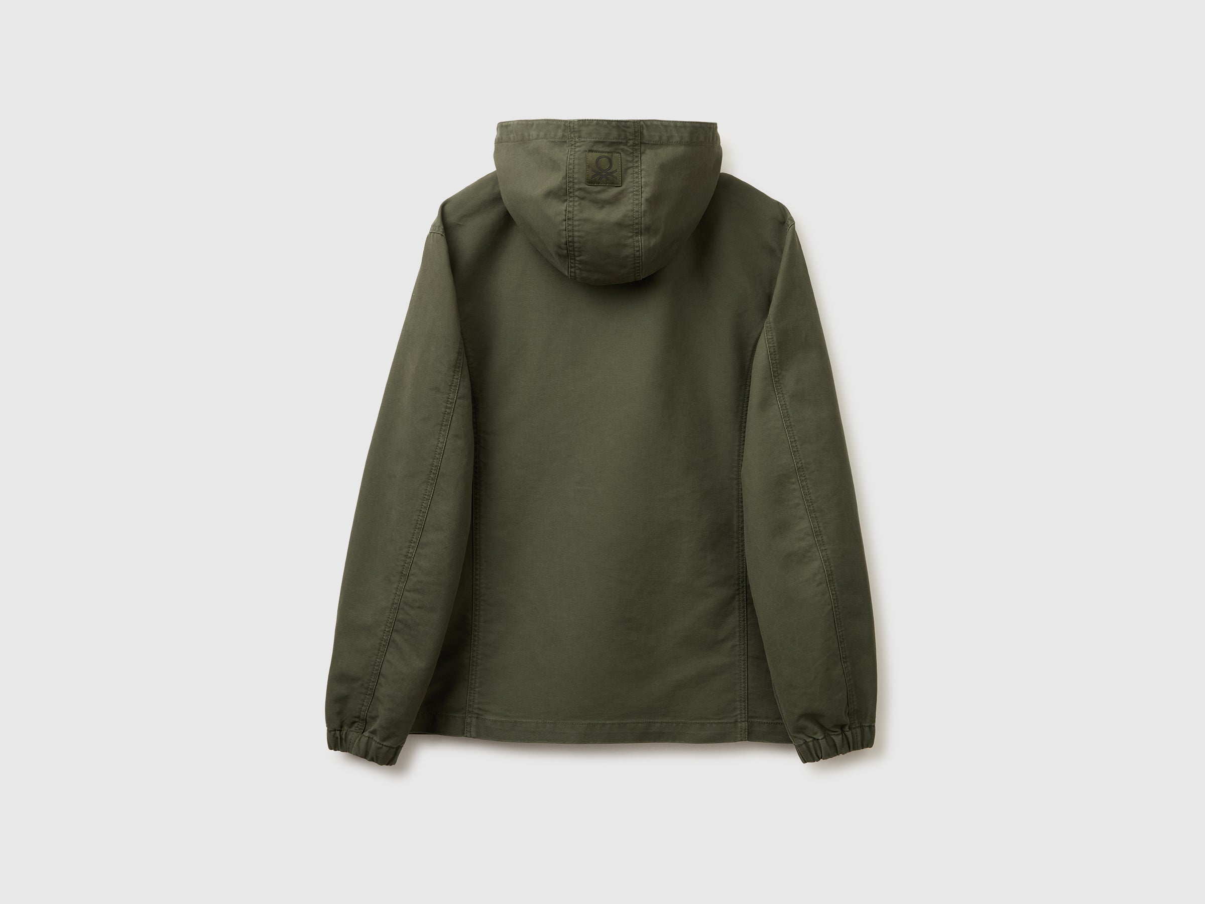 United Colors of Benetton giacca corta cotone M 2OAEUN076 cappuccio