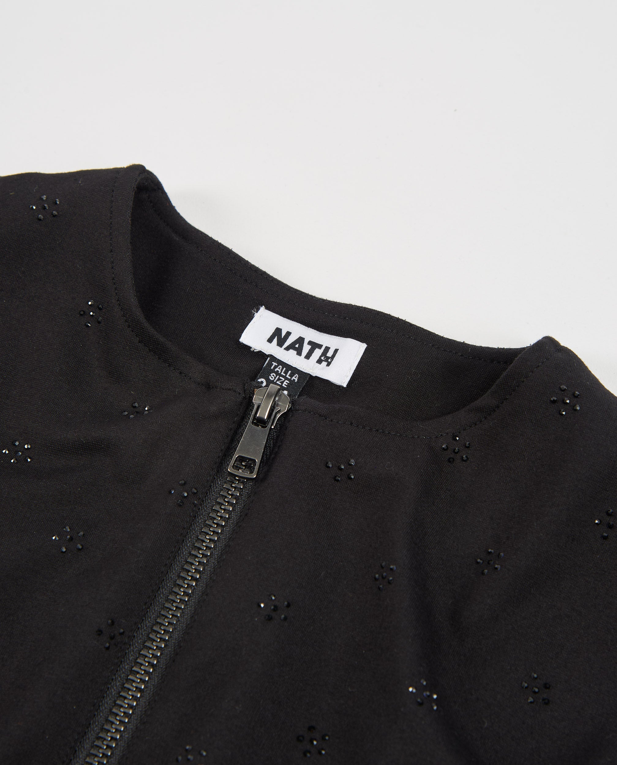 TucTuc Maglioni Bomber Bambina Nero Floreale Maglia 5A