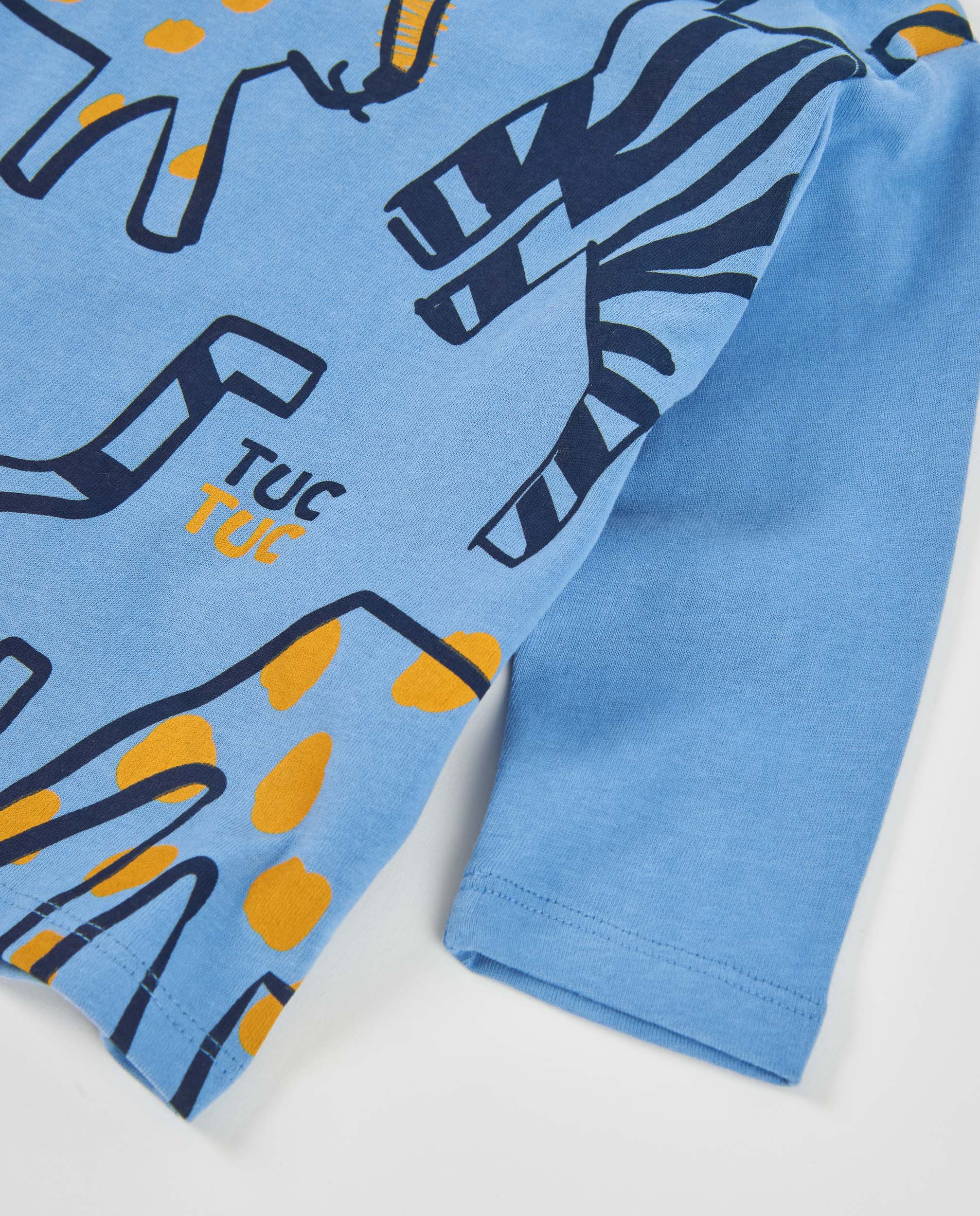 TucTuc Magliette Maglia Bimbo Blu Tigri Jersey Cotone