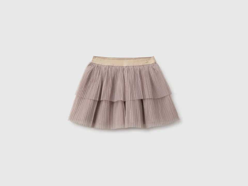 United Colors of Benetton gonna tulle plissettato bambina