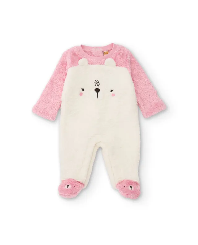 TucTuc Tutine tutina neonato bianca orecchiette orso
