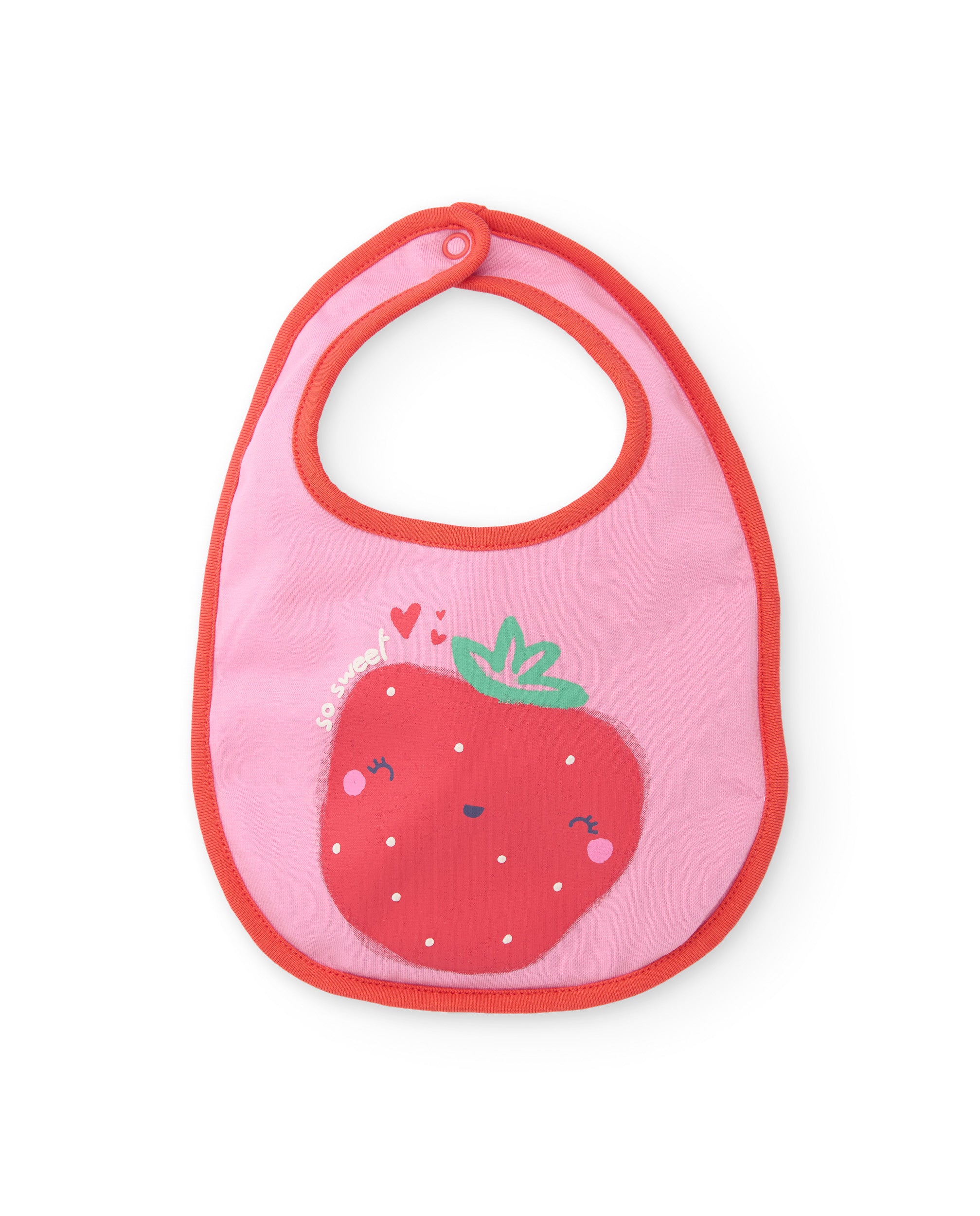 TucTuc Accessori Bavaglini Rosa Neonato Cotone 2 Pezzi