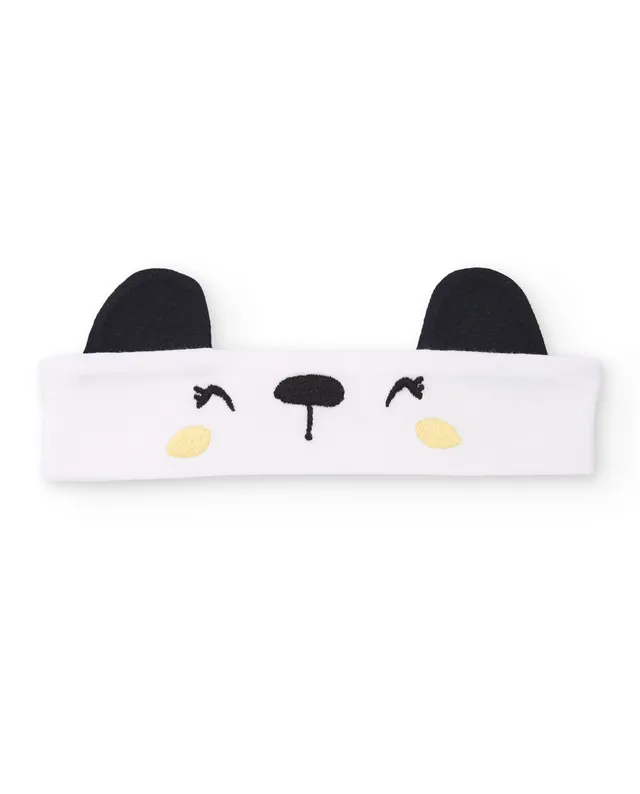 TucTuc Accessori fascia neonato bianco orecchie animale