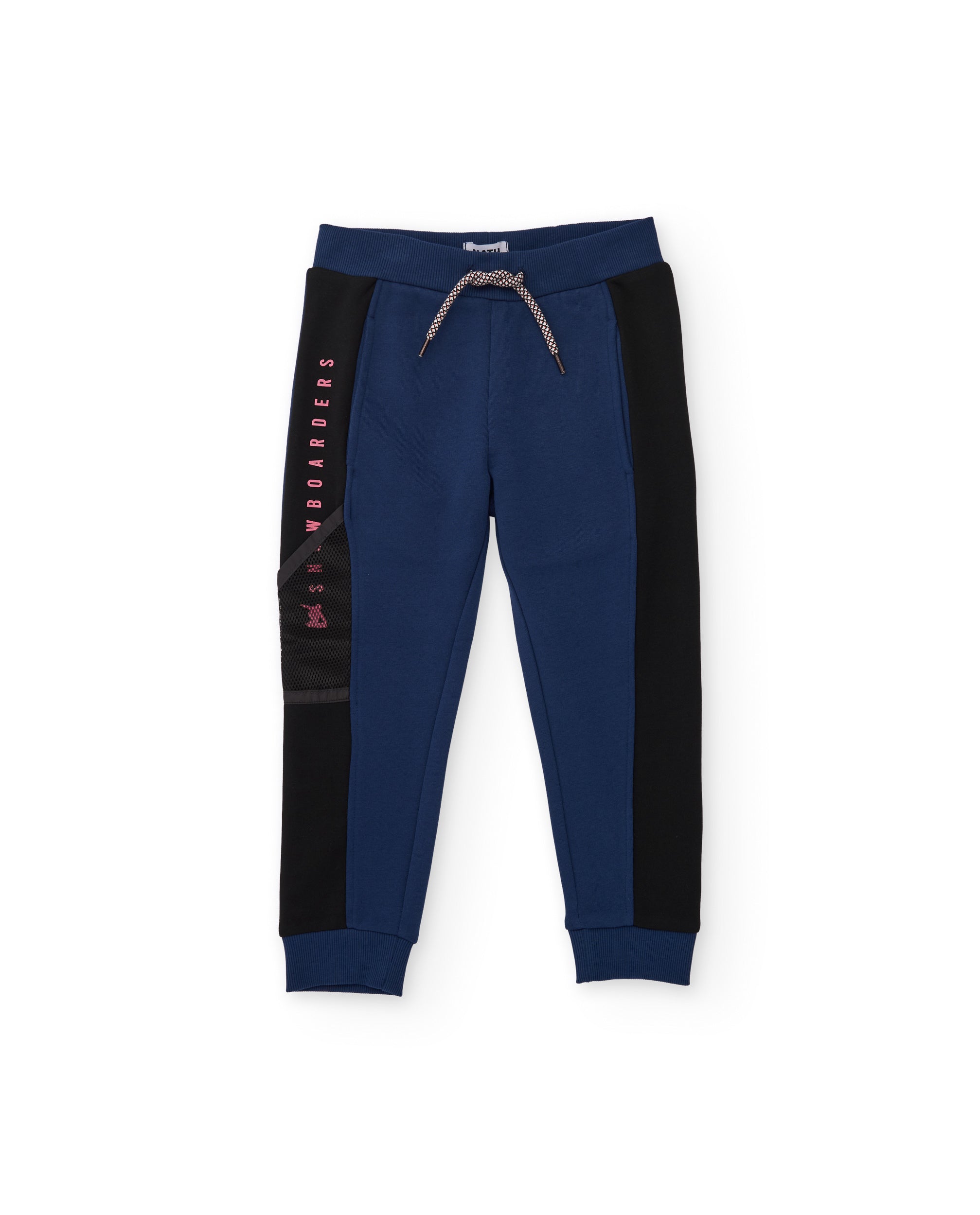 TucTuc Pantaloni Tuta Bambino Blu Navy Cotone Sport