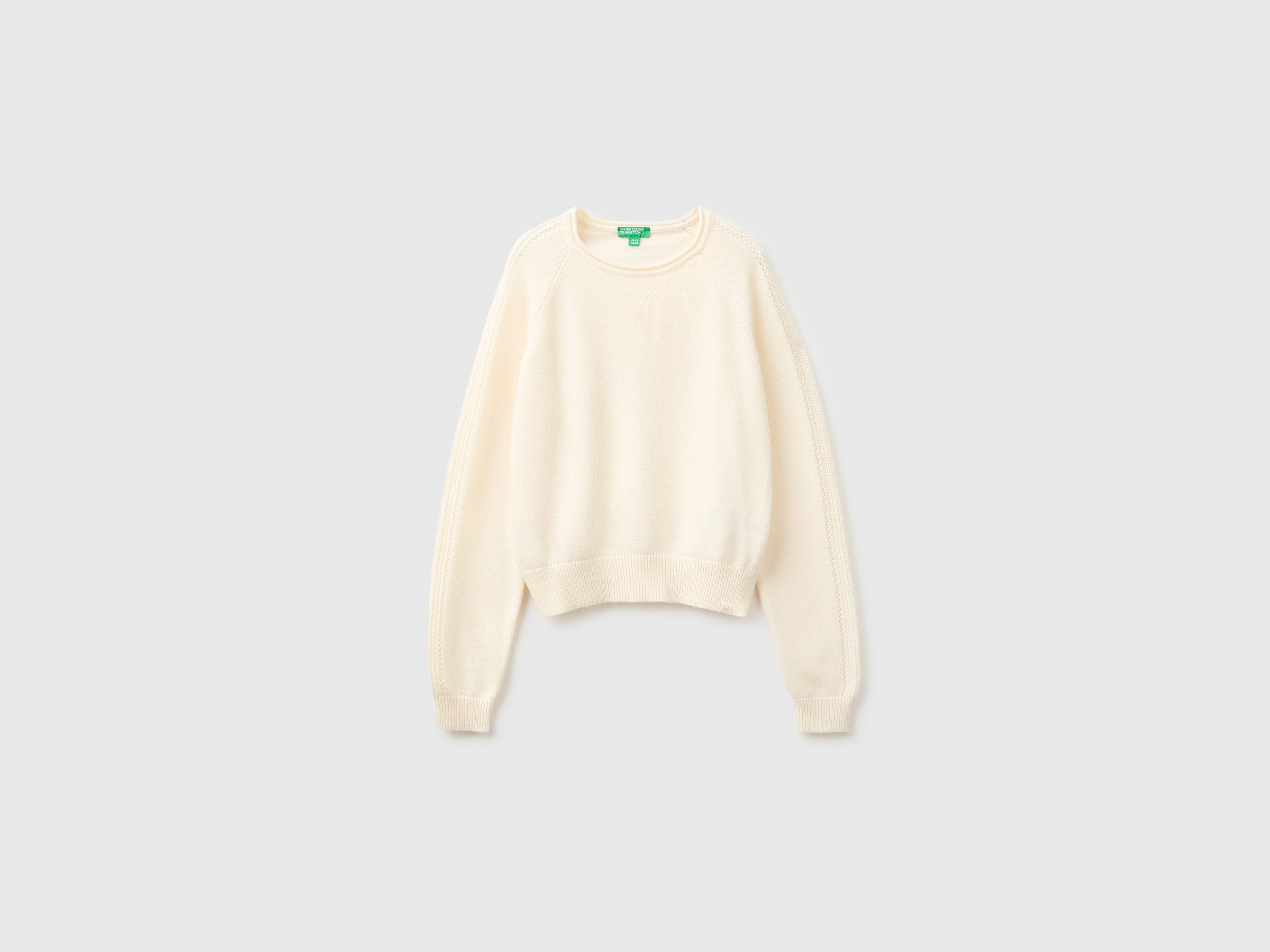 United Colors of Benetton Sweaters maglione girocollo misto lana