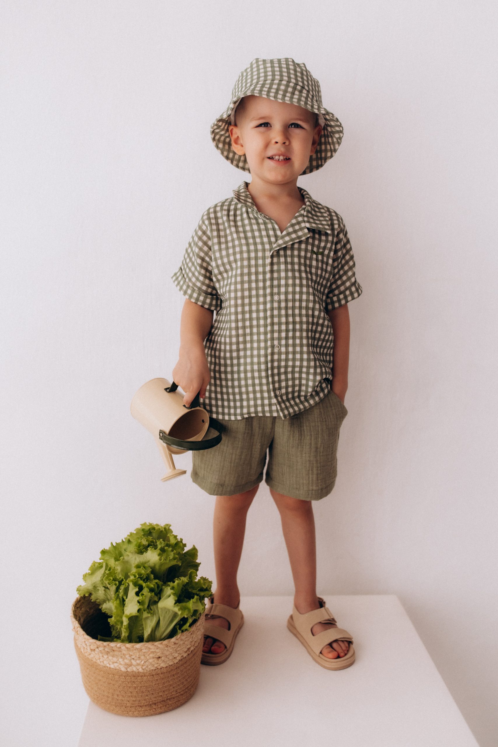 Woolly Organic Shorts Pantaloncini Bimbo Mussola Cotone
