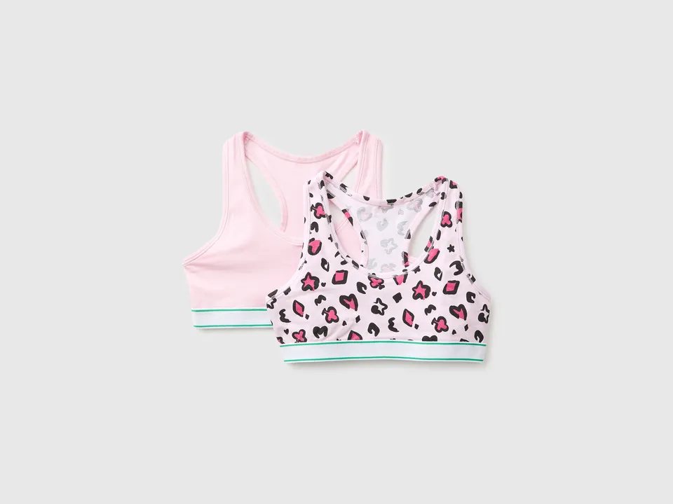 United Colors of Benetton Underwear set 2 reggiseni bimba cotone 5-6