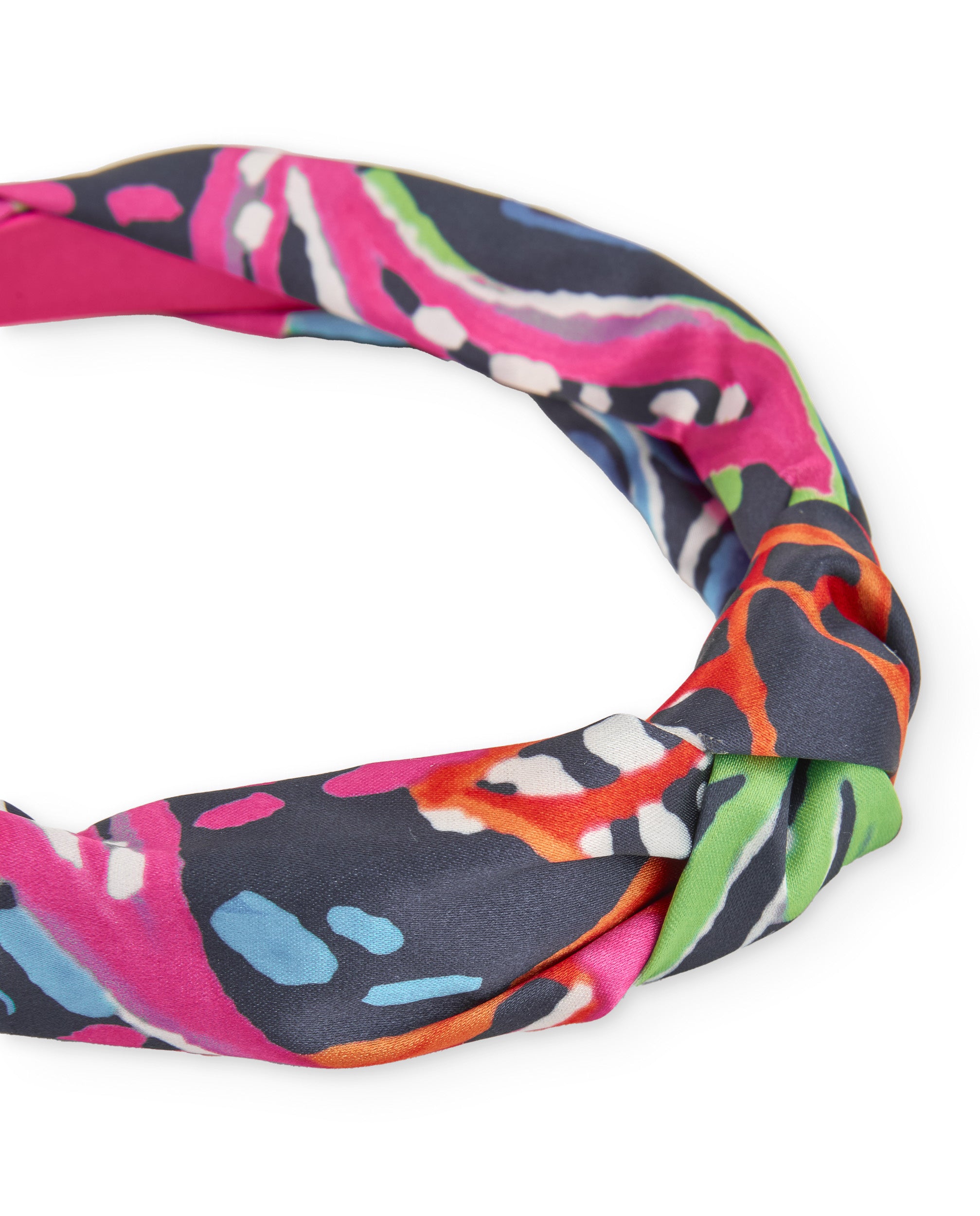 TucTuc Accessori Cerchietto Bimba Rosa Nodo Fiori
