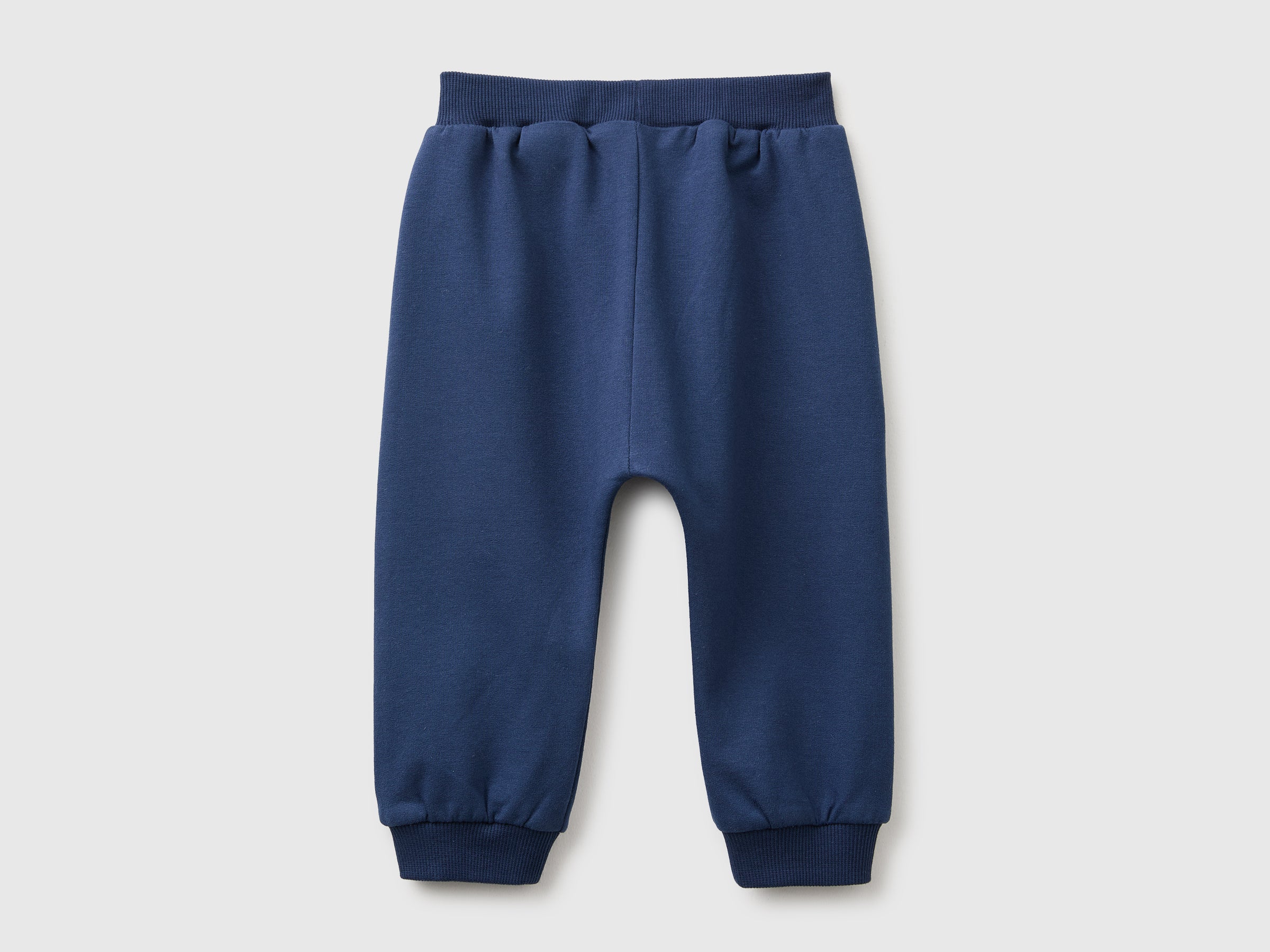 United Colors of Benetton Pantaloni Tuta Cotone Bio Elasticizzati