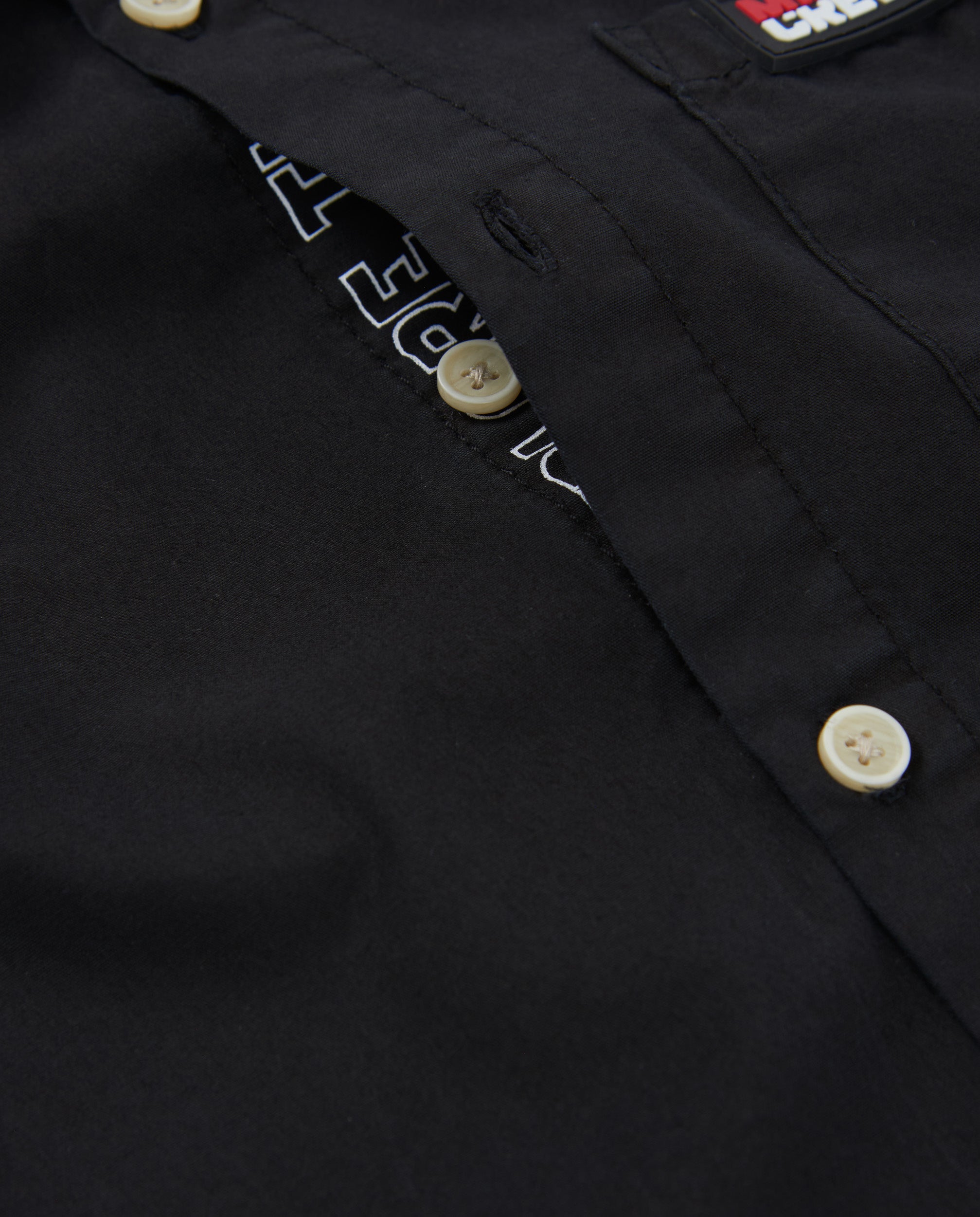 TucTuc Camicette Camicia Bambino Nera Manica Corta Cotone