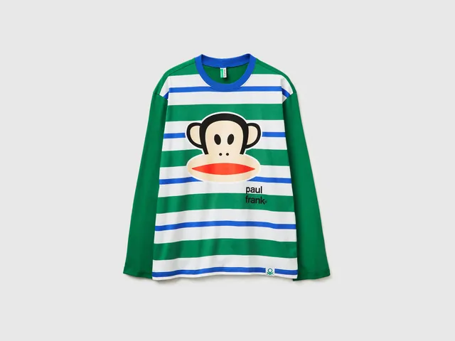 United Colors of Benetton T-Shirts Maglietta Paul Frank Cotone S