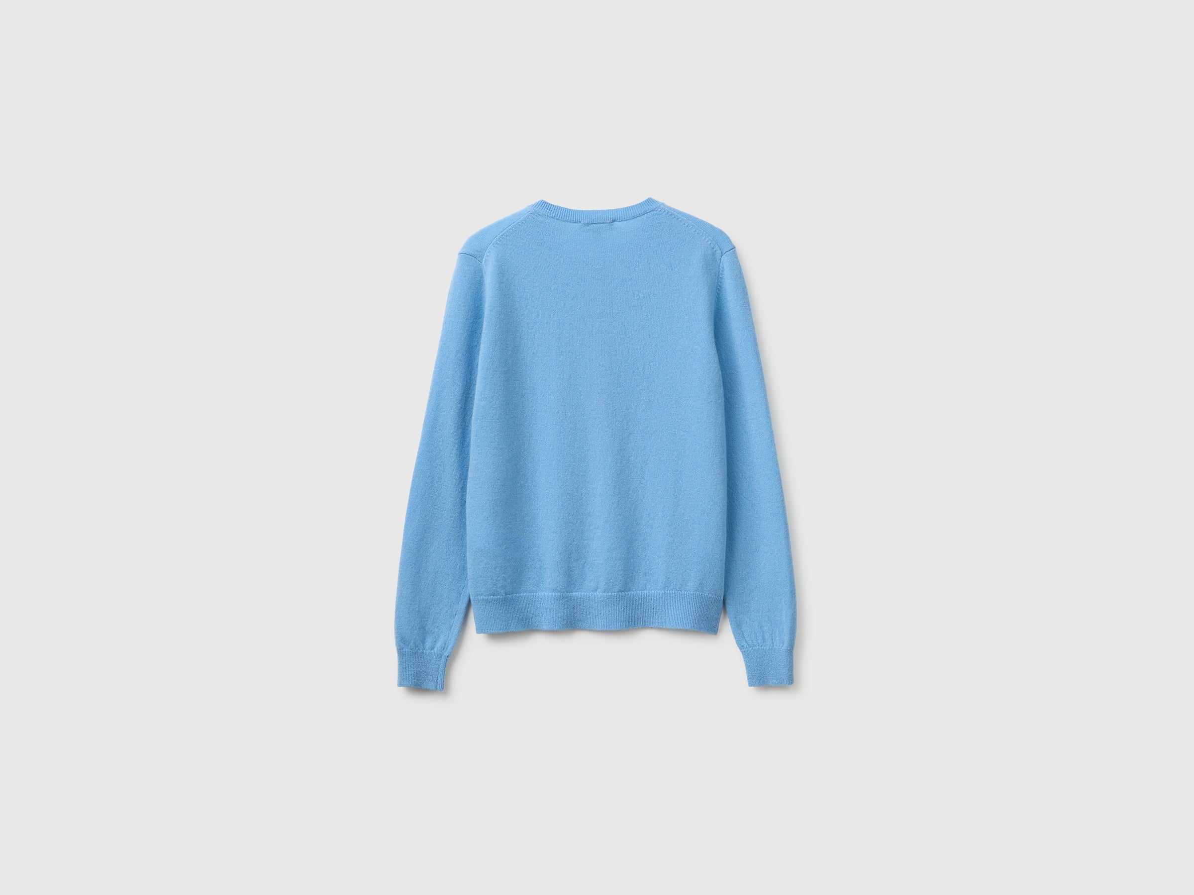 United Colors of Benetton cardigan merino azzurro M lana
