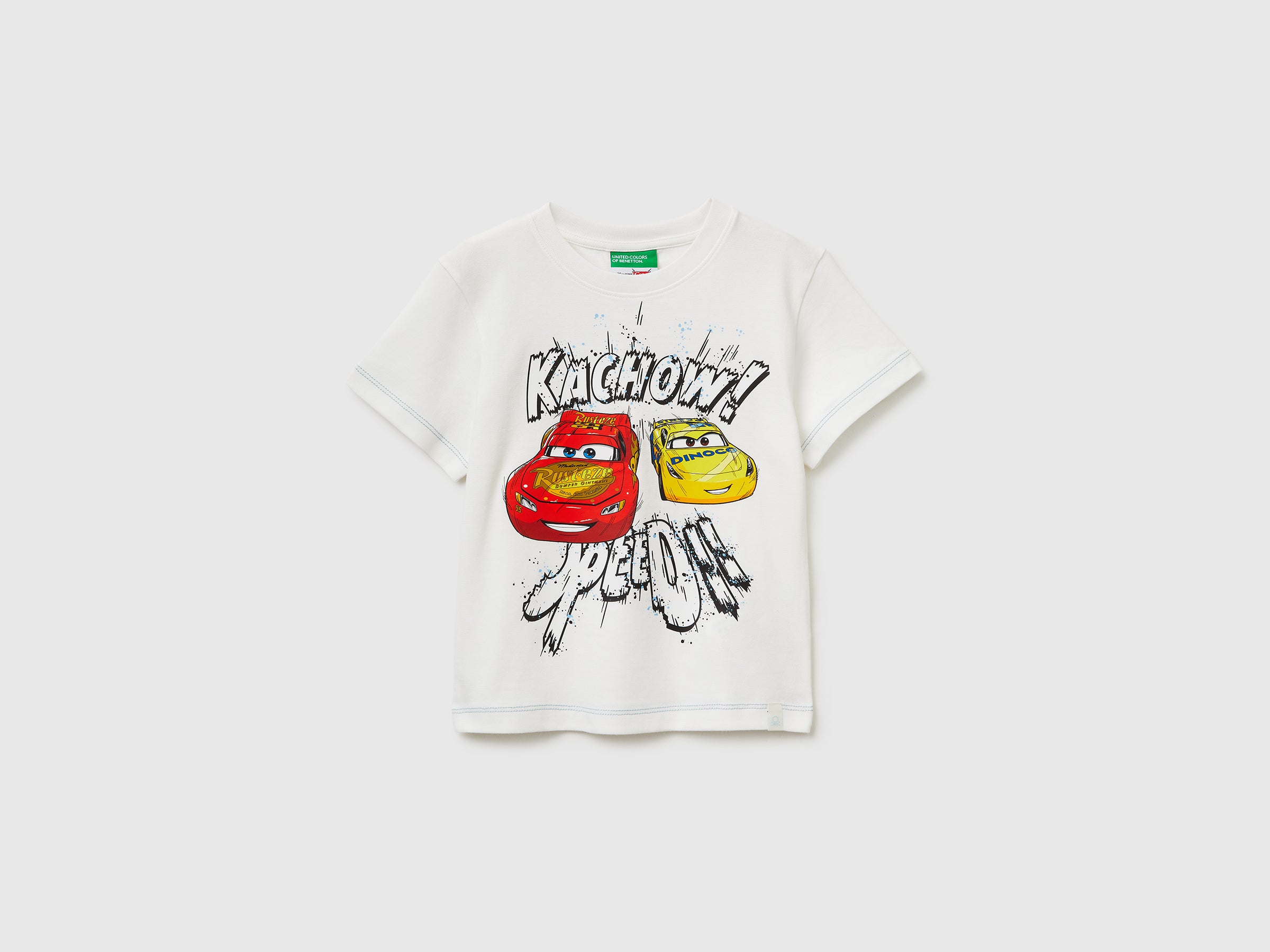 United Colors of Benetton Maglietta Bimbo Cars Cotone Bio 104