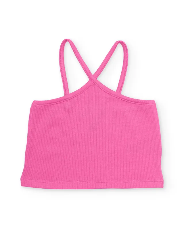 TucTuc Magliette spalline incrociate top rosa 8 anni